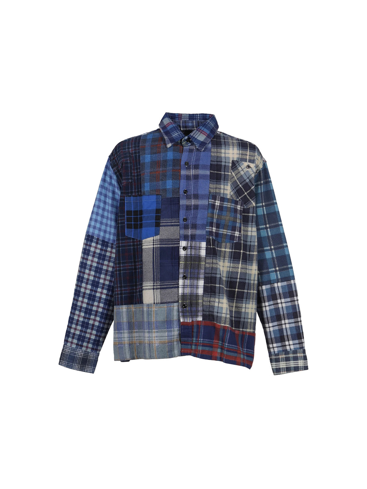 Rebuild by NEEDLES 25FW Flannel Shirt -> Straight Hem Shirt