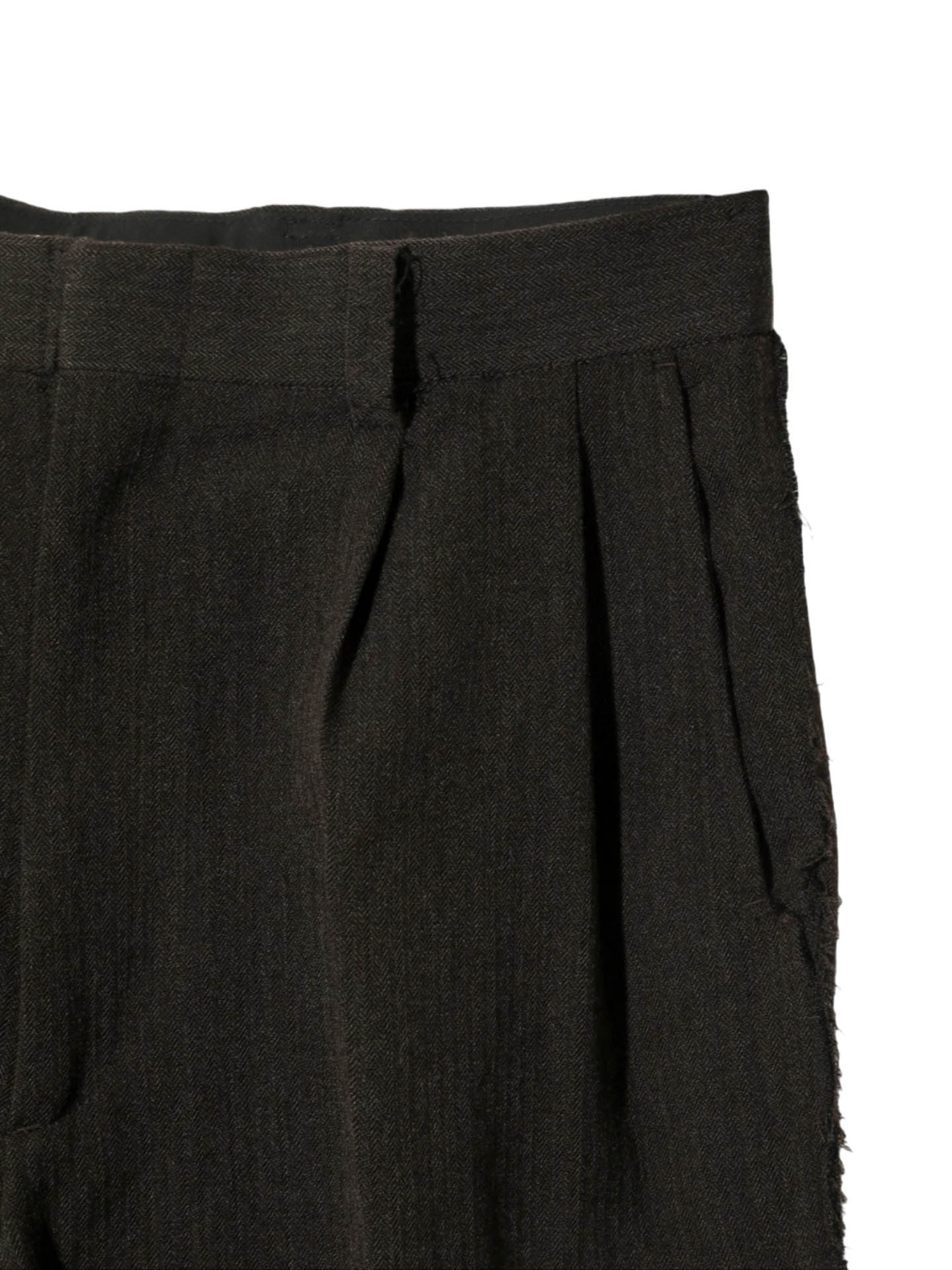 NEEDLES 25FW Raw Edge Trouser - W/L Herringbone-4