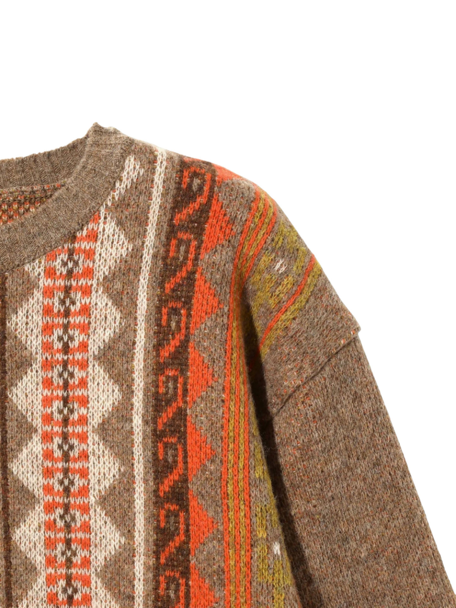 SOUTH2 WEST8 25FW Crew Neck Sweater - Shetland-3