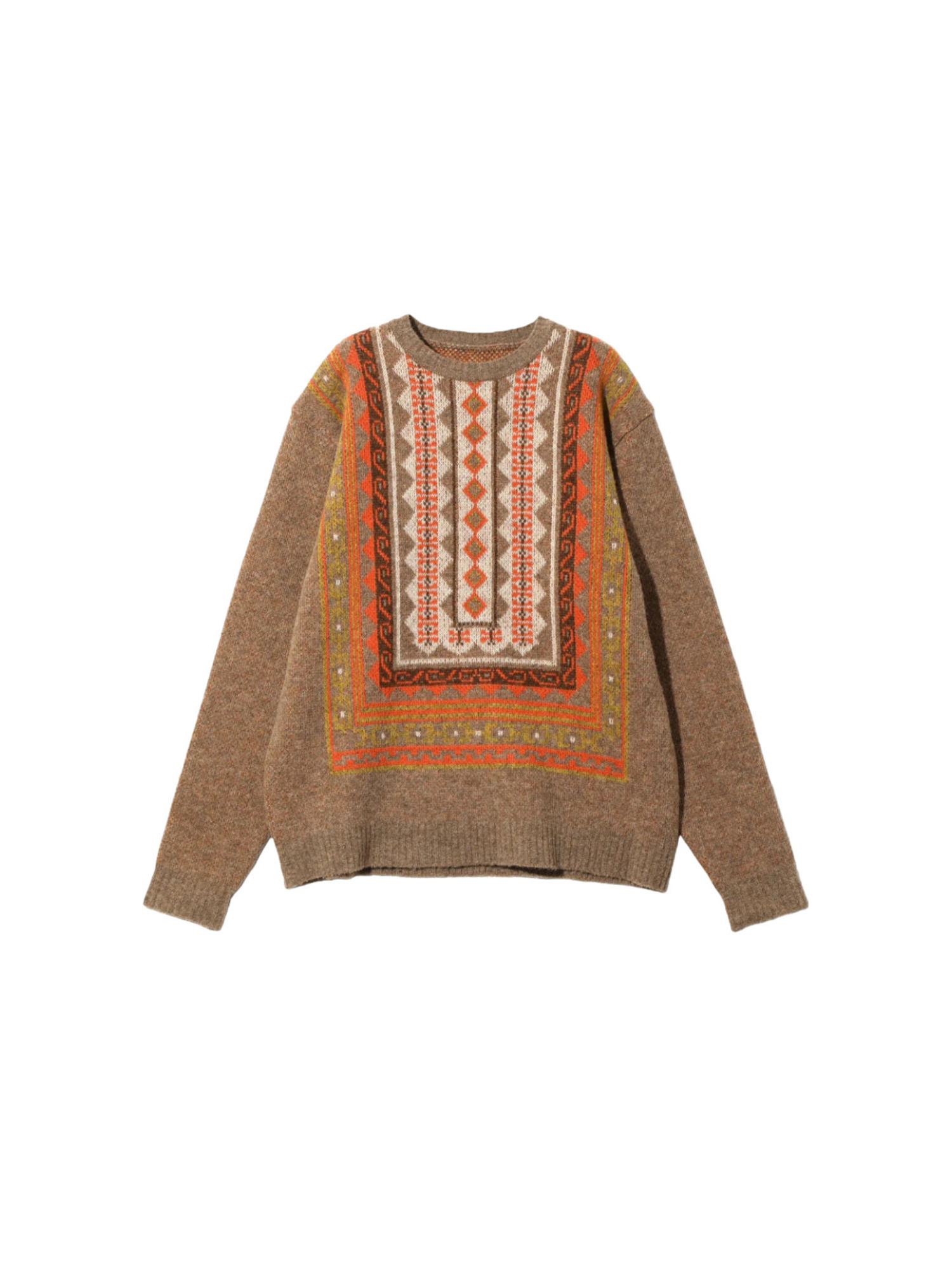 SOUTH2 WEST8 25FW Crew Neck Sweater - Shetland