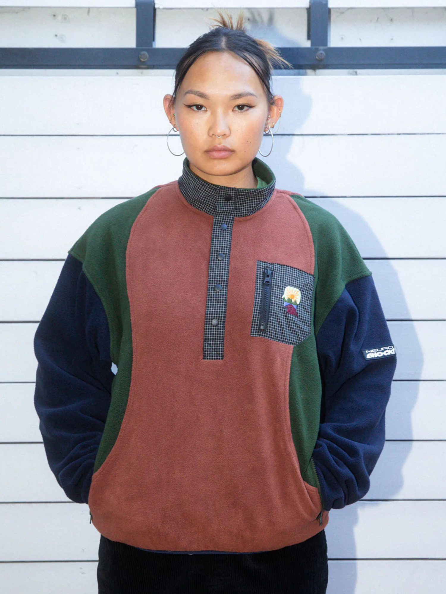 Brain Dead 25FW Brain Dead Equipment Ripstop Pullover Fleece Jacket-3