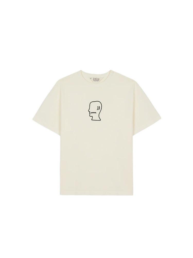 Brain Dead 25FW Heavyweight 3D Embroidery Logohead T-shirt