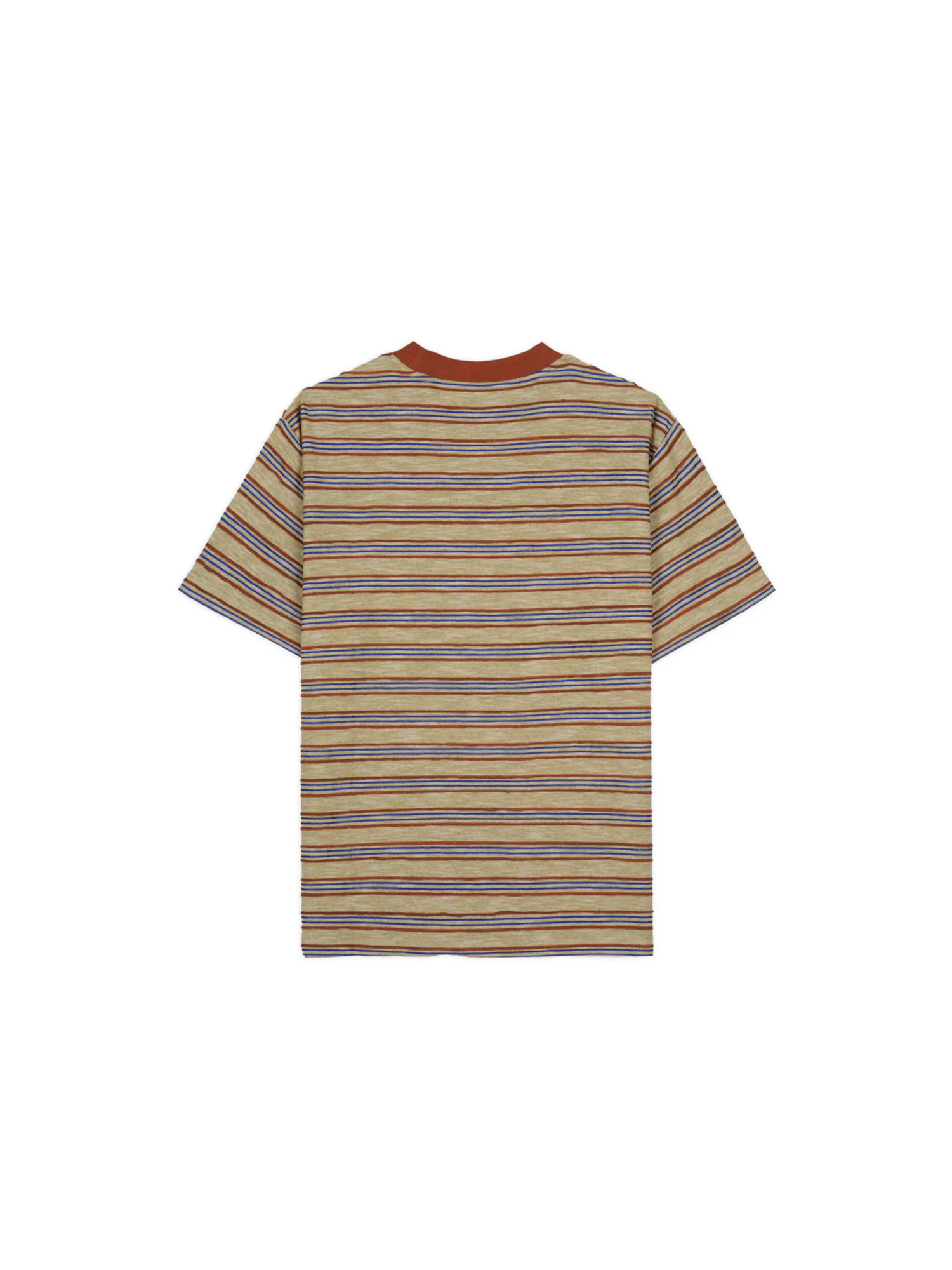 Brain Dead 25FW Pudu Stripe Short Sleeve T-shirt-2