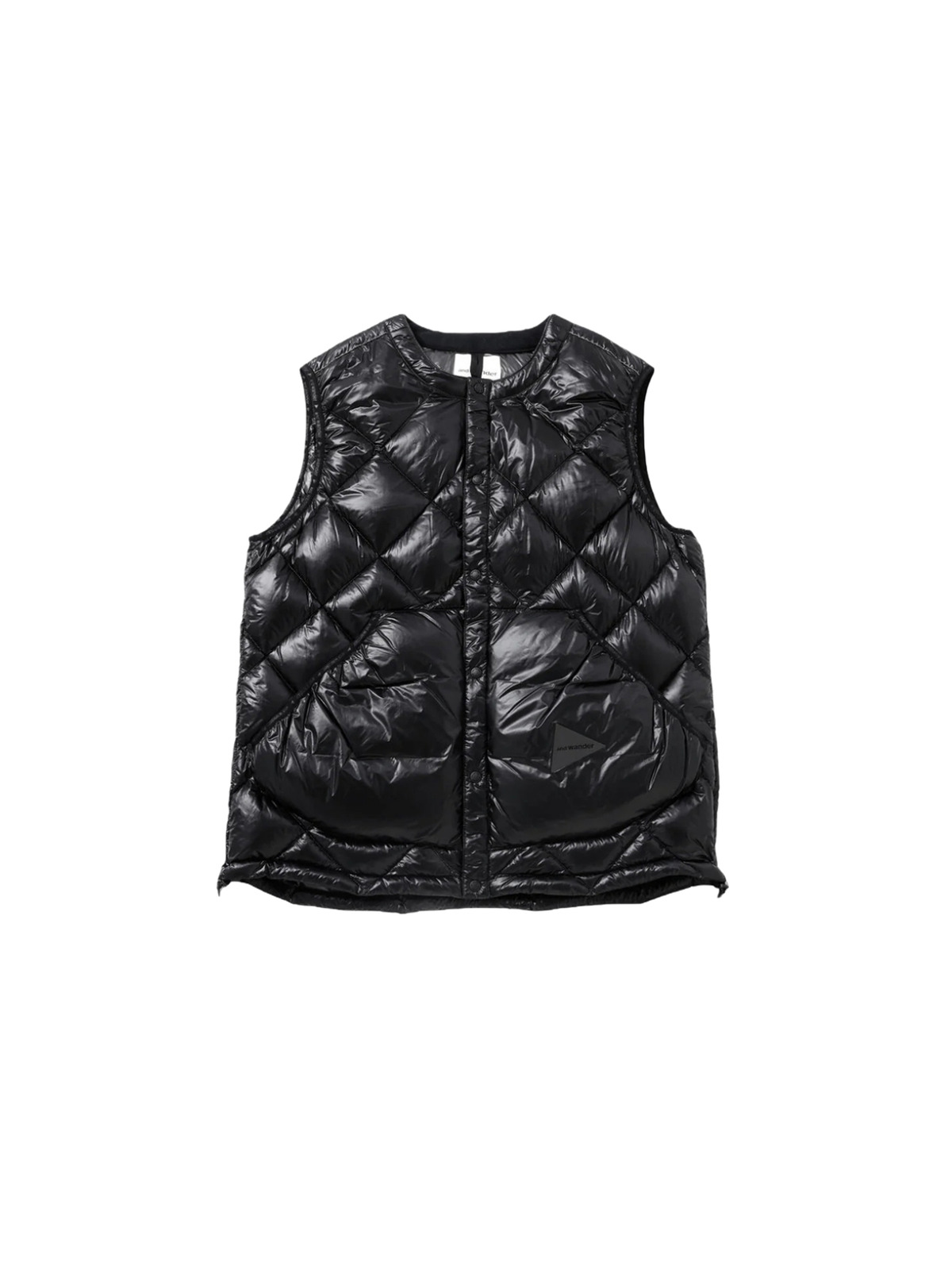and wander 25FW diamond stitch down vest 2