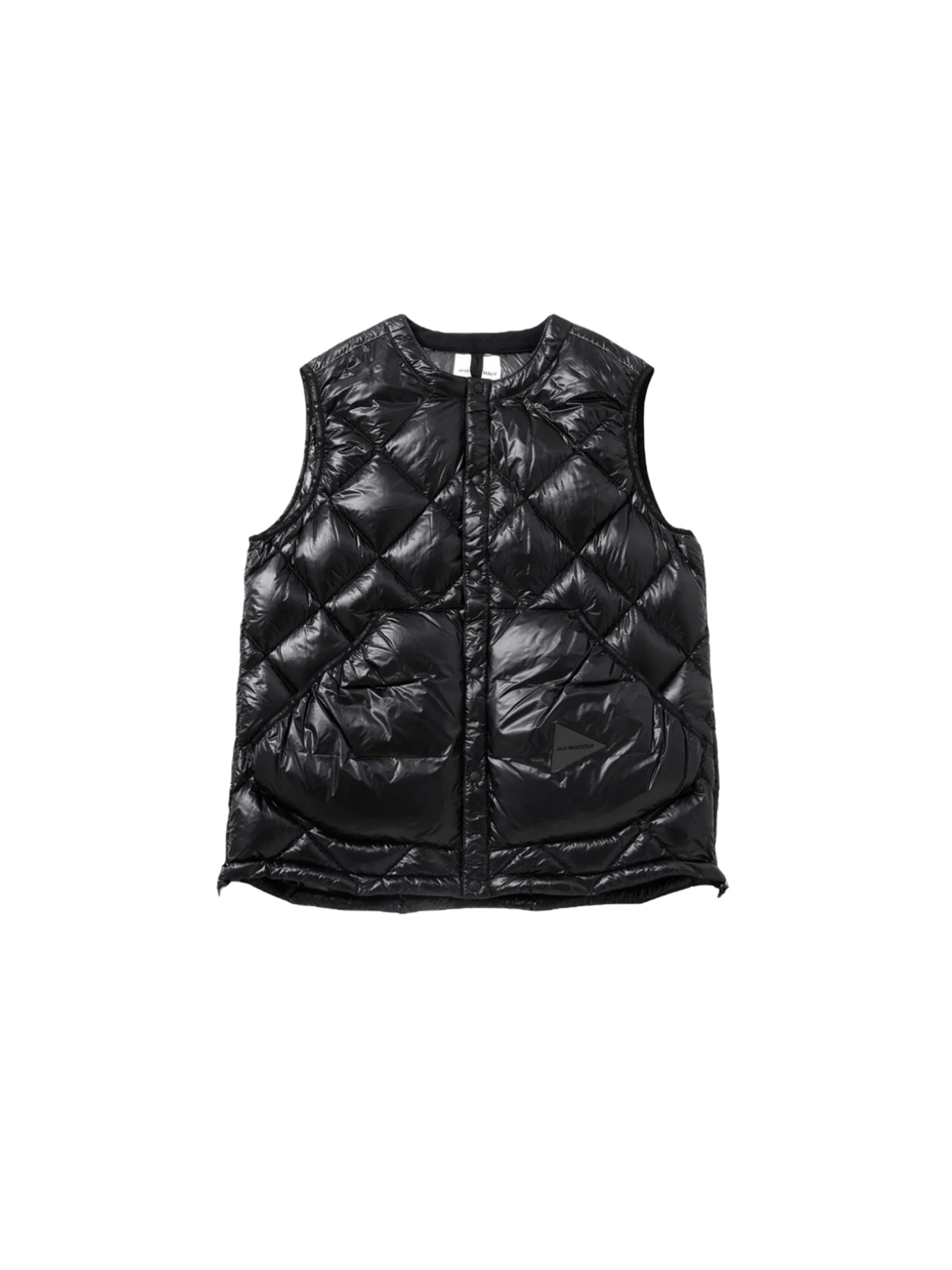 and wander 25FW diamond stitch down vest 2