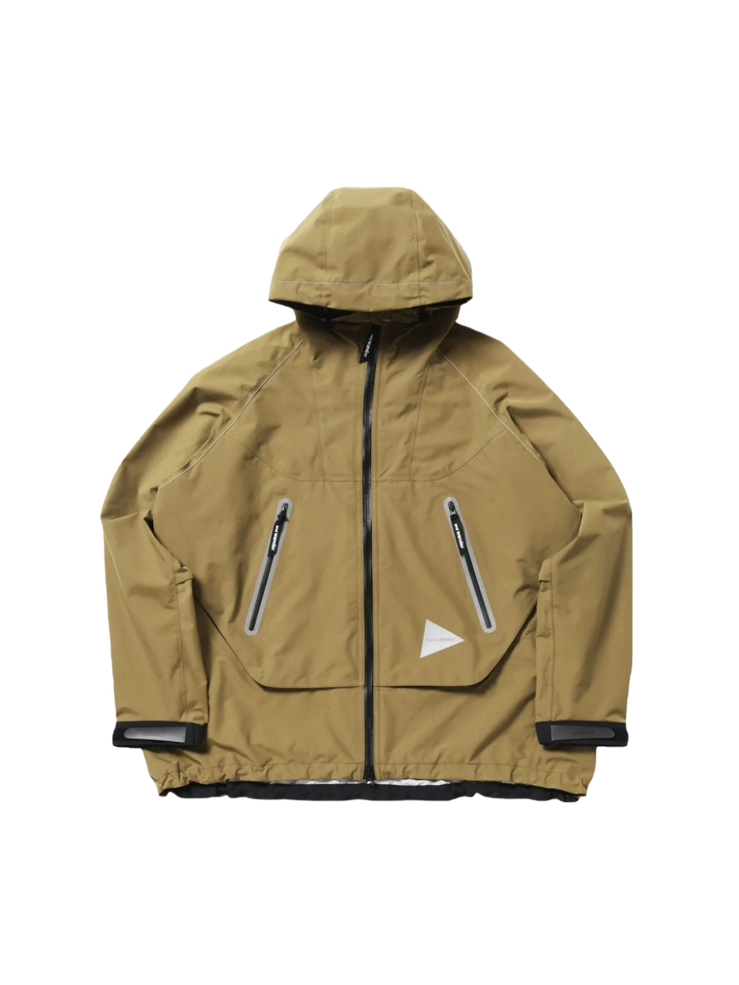 and wander 25FW loose fitting rain jacket