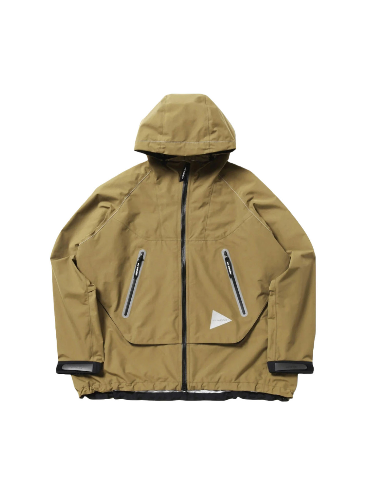 and wander 25FW loose fitting rain jacket