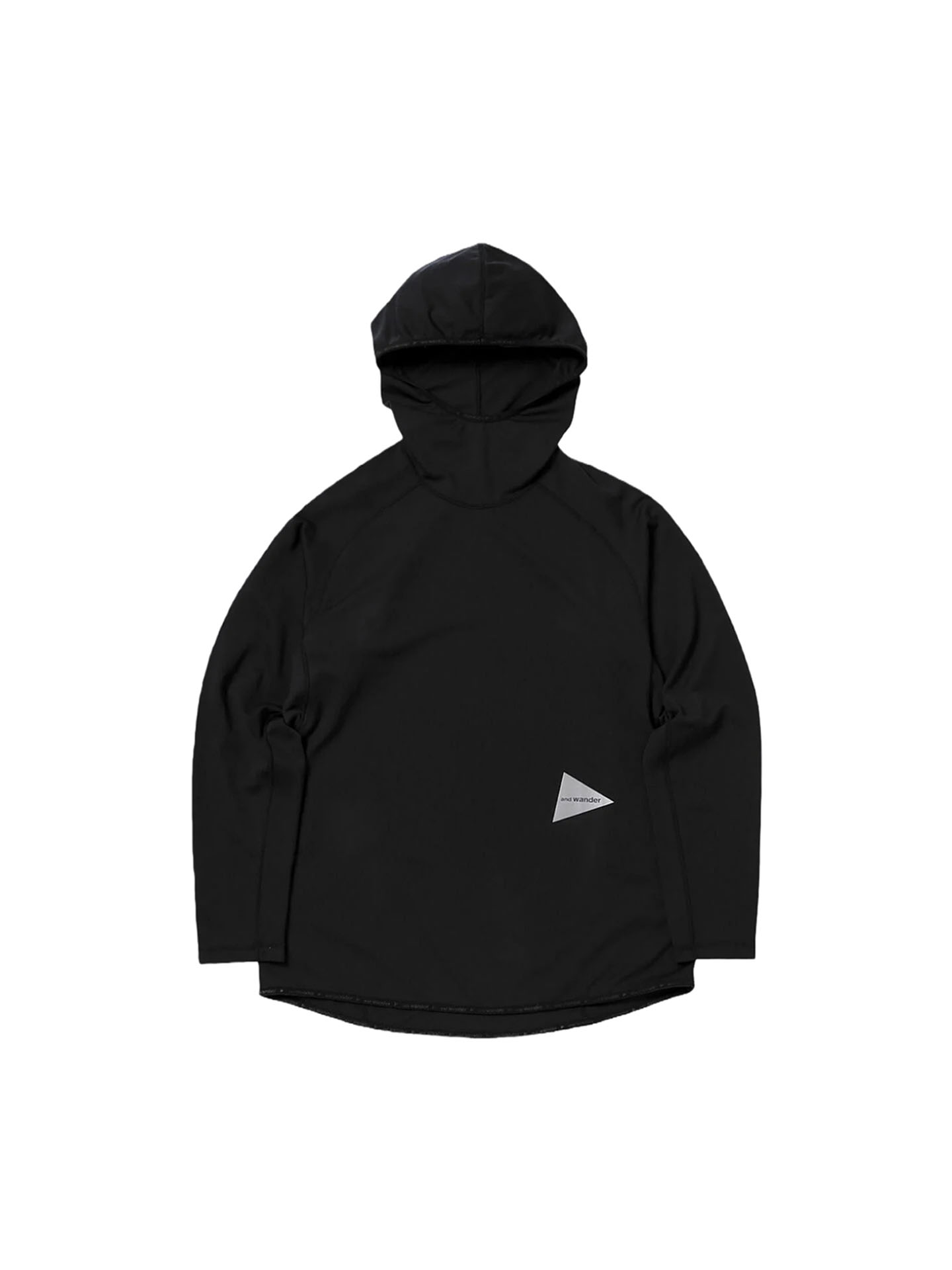 and wander 25FW dry jersey LS hoodie
