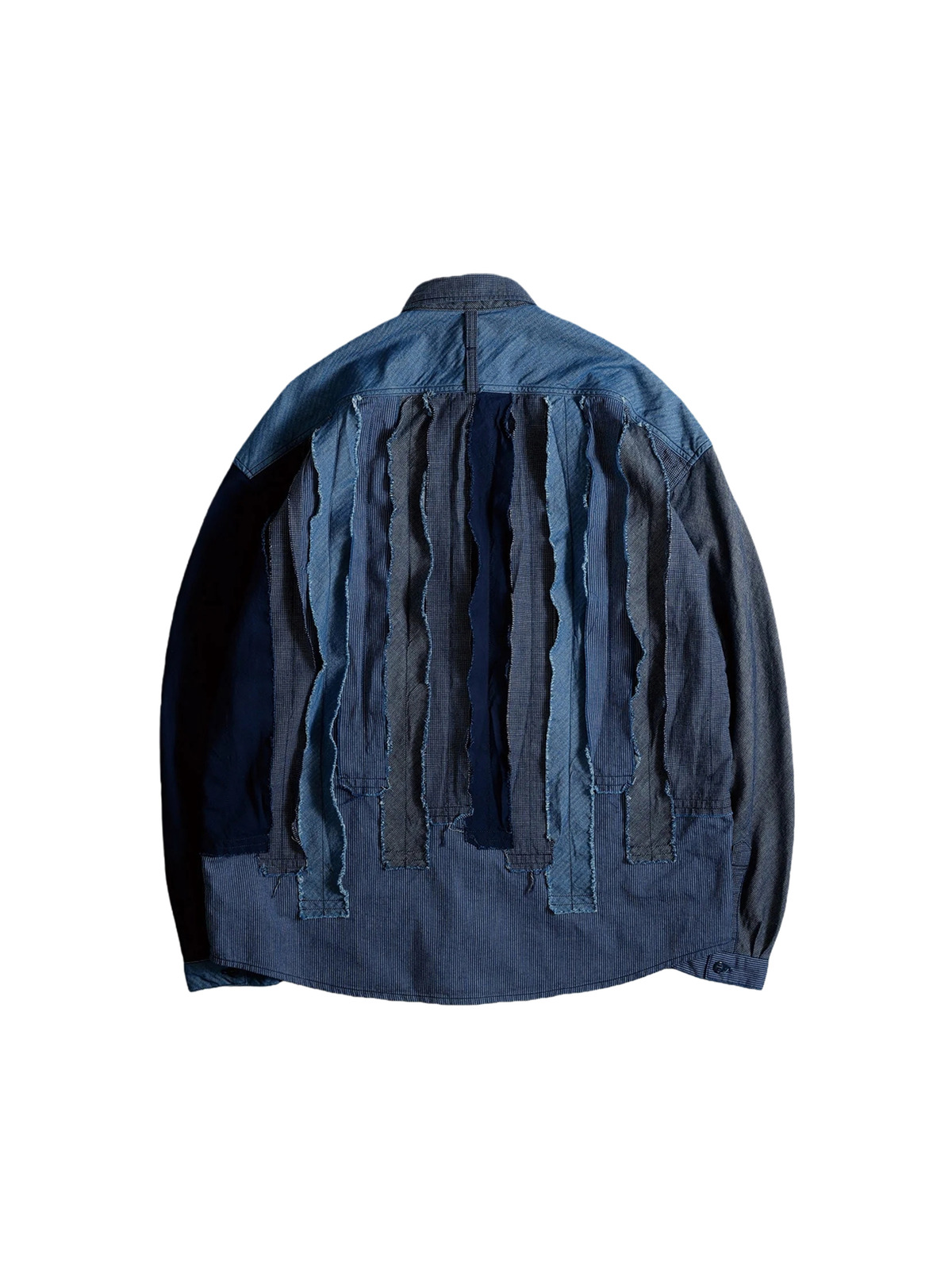 FDMTL 25FW OBI STRIPE SHIRT RINSE