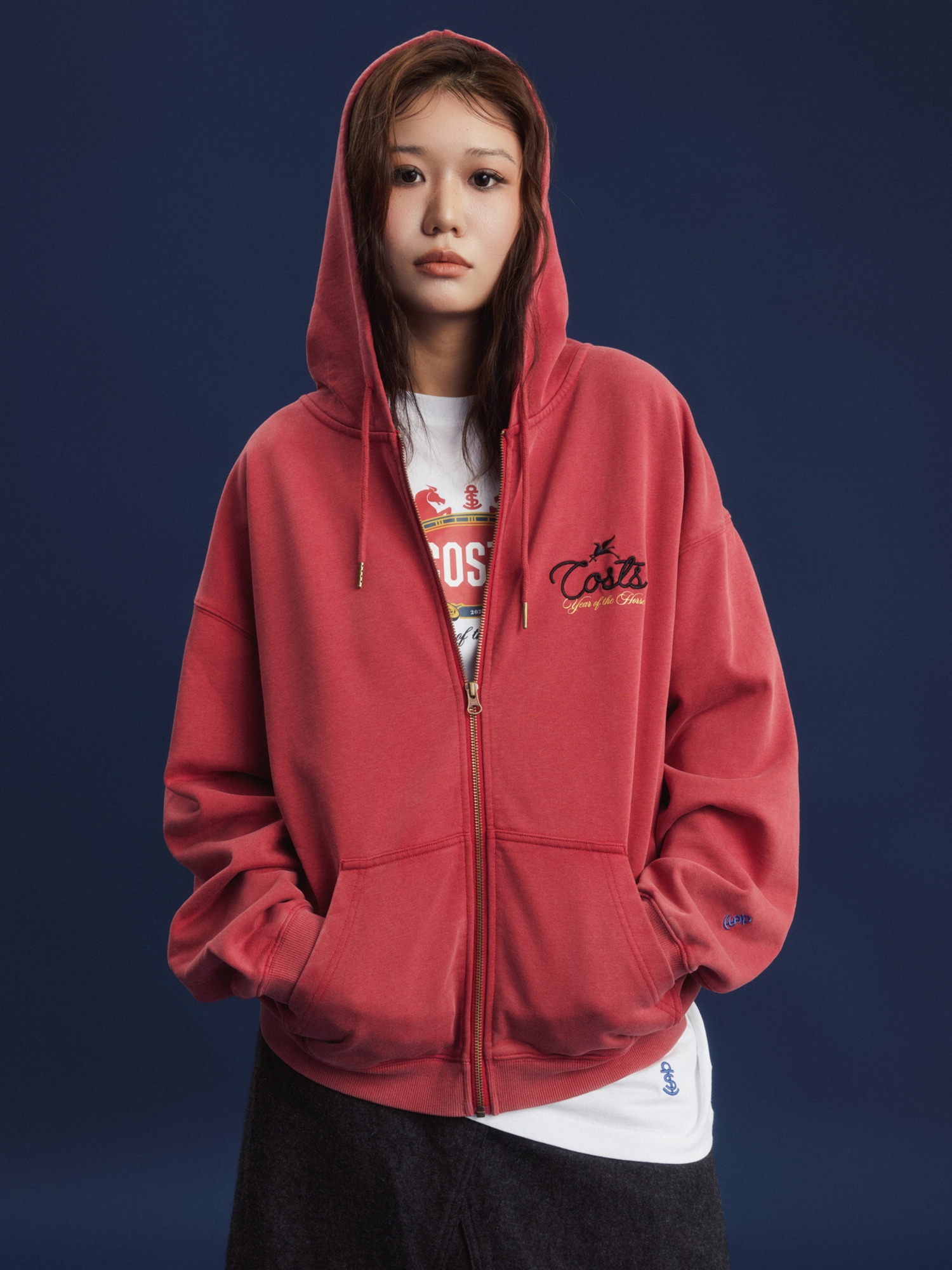 COSTS 26SS Lunar Year of the Horse Zip-Up Hoodie-8