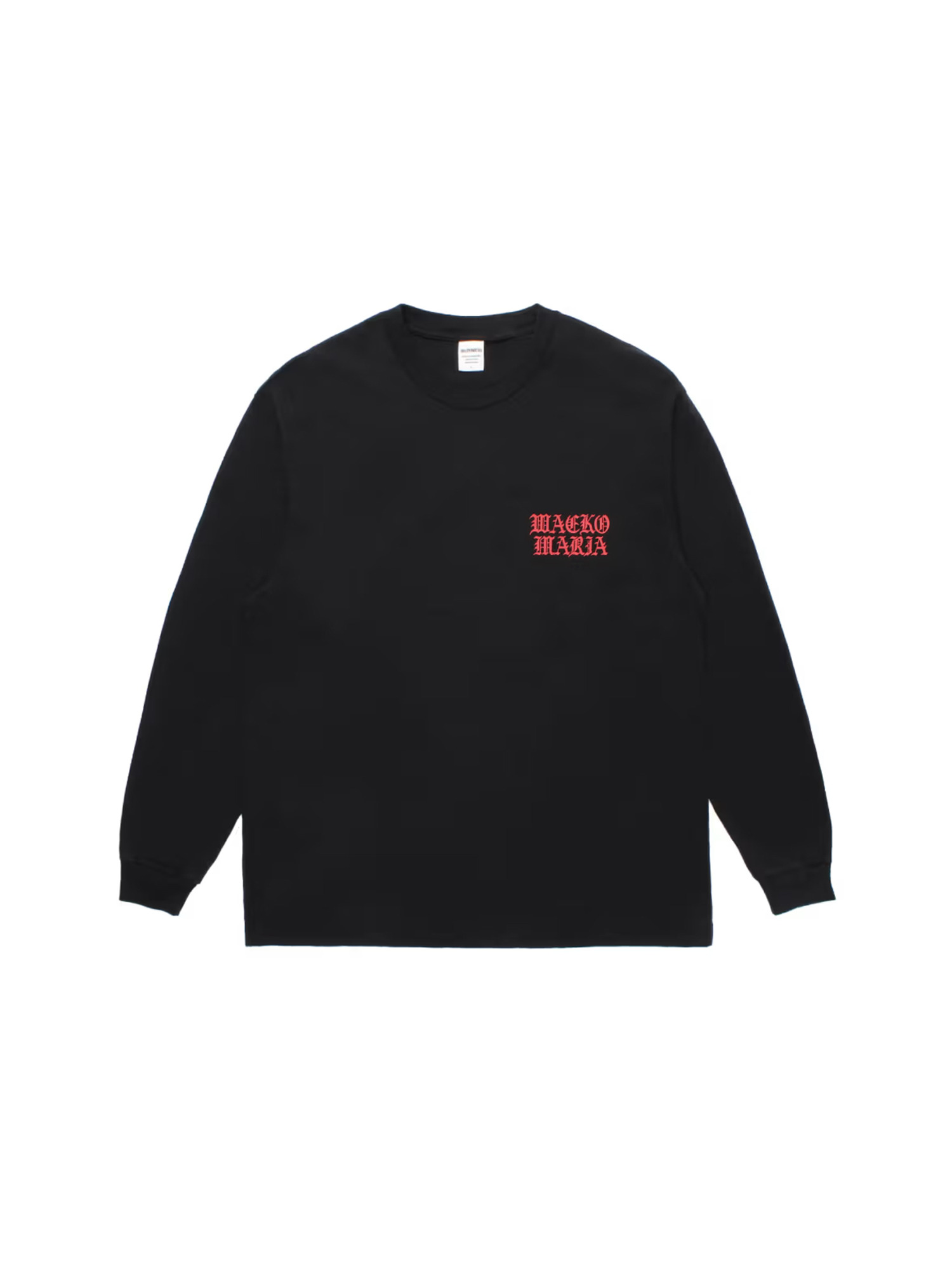 WACKO MARIA 25FW DEATH ROW RECORDS WASHED HEAVY WEIGHT CREW NECK LONG SLEEVE T-SHIRT