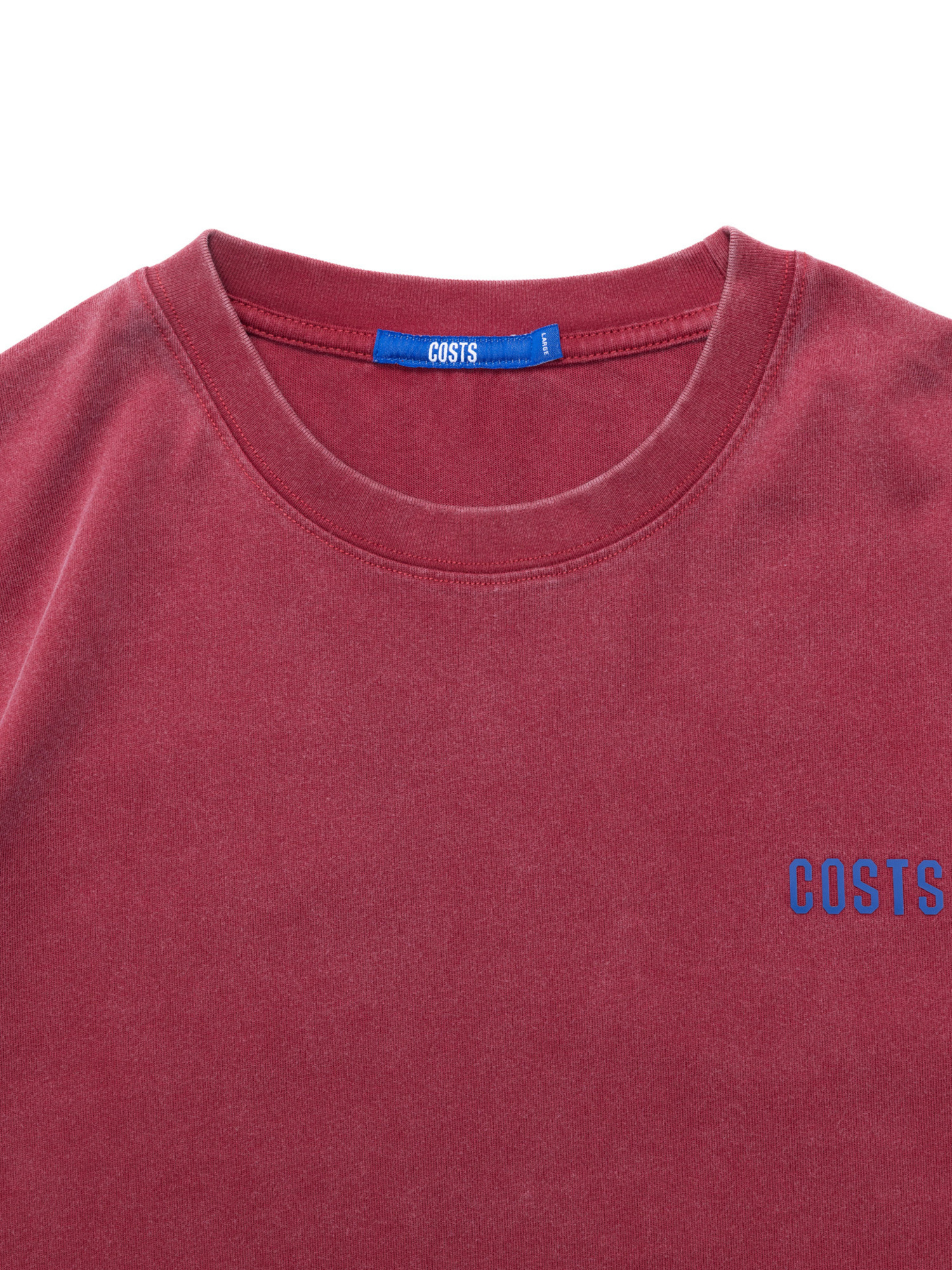 COSTS 26SS Basic Washed Cotton T-Shirt-3