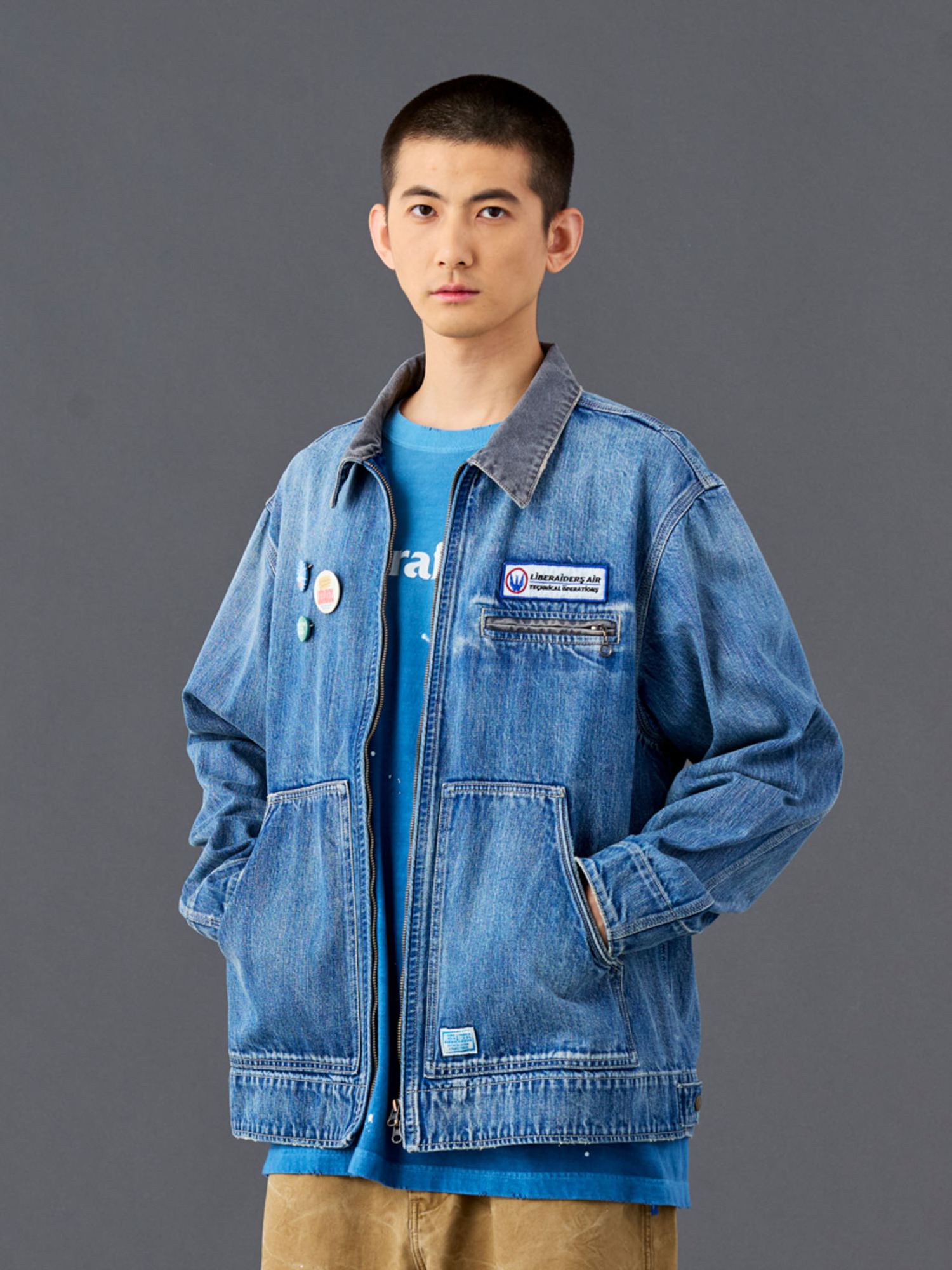 Liberaiders 26SS DENIM WORK JACKET-5