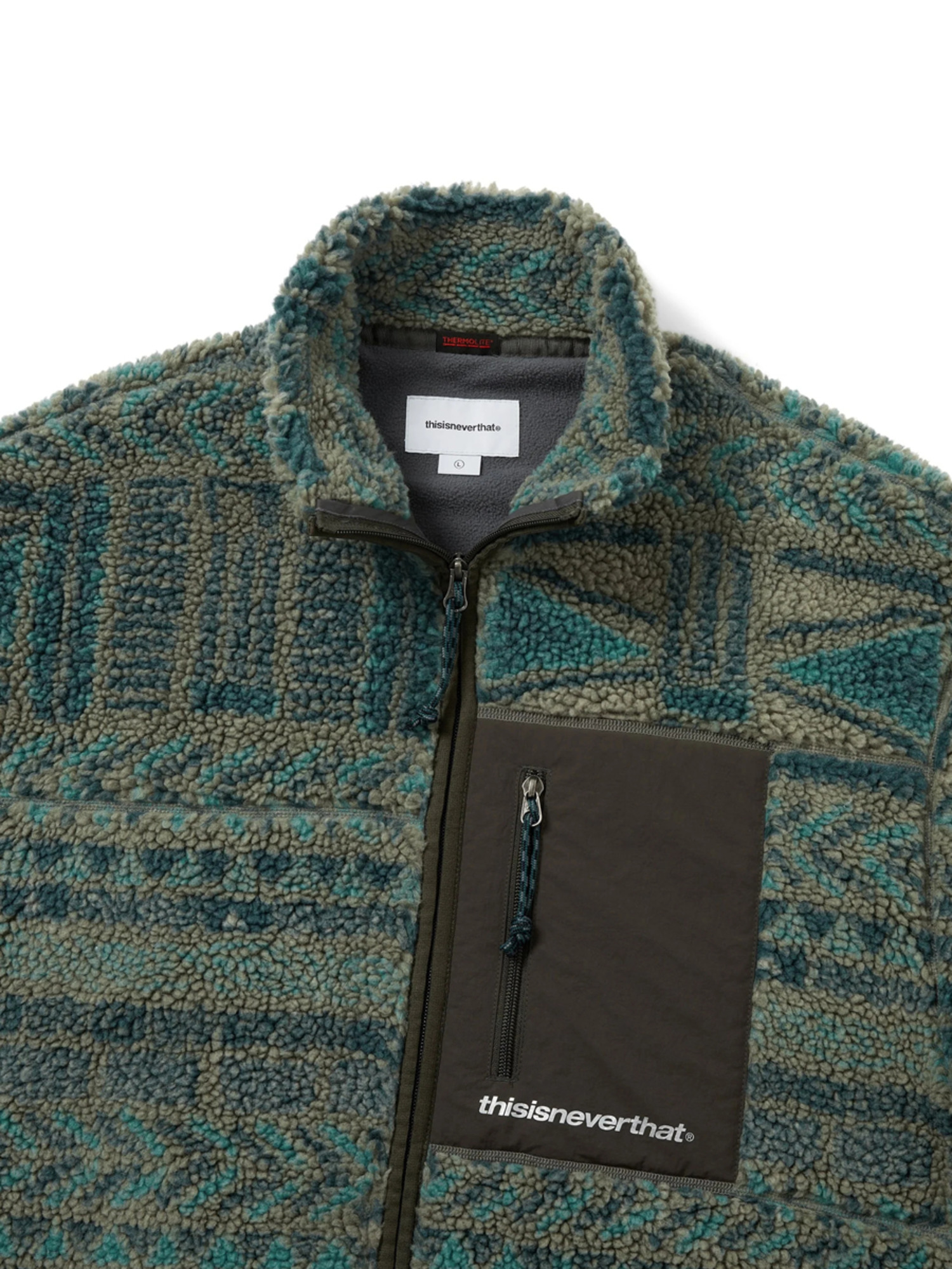 THISISNEVERTHAT 25FW SP SHERPA FLEECE JACKET-3