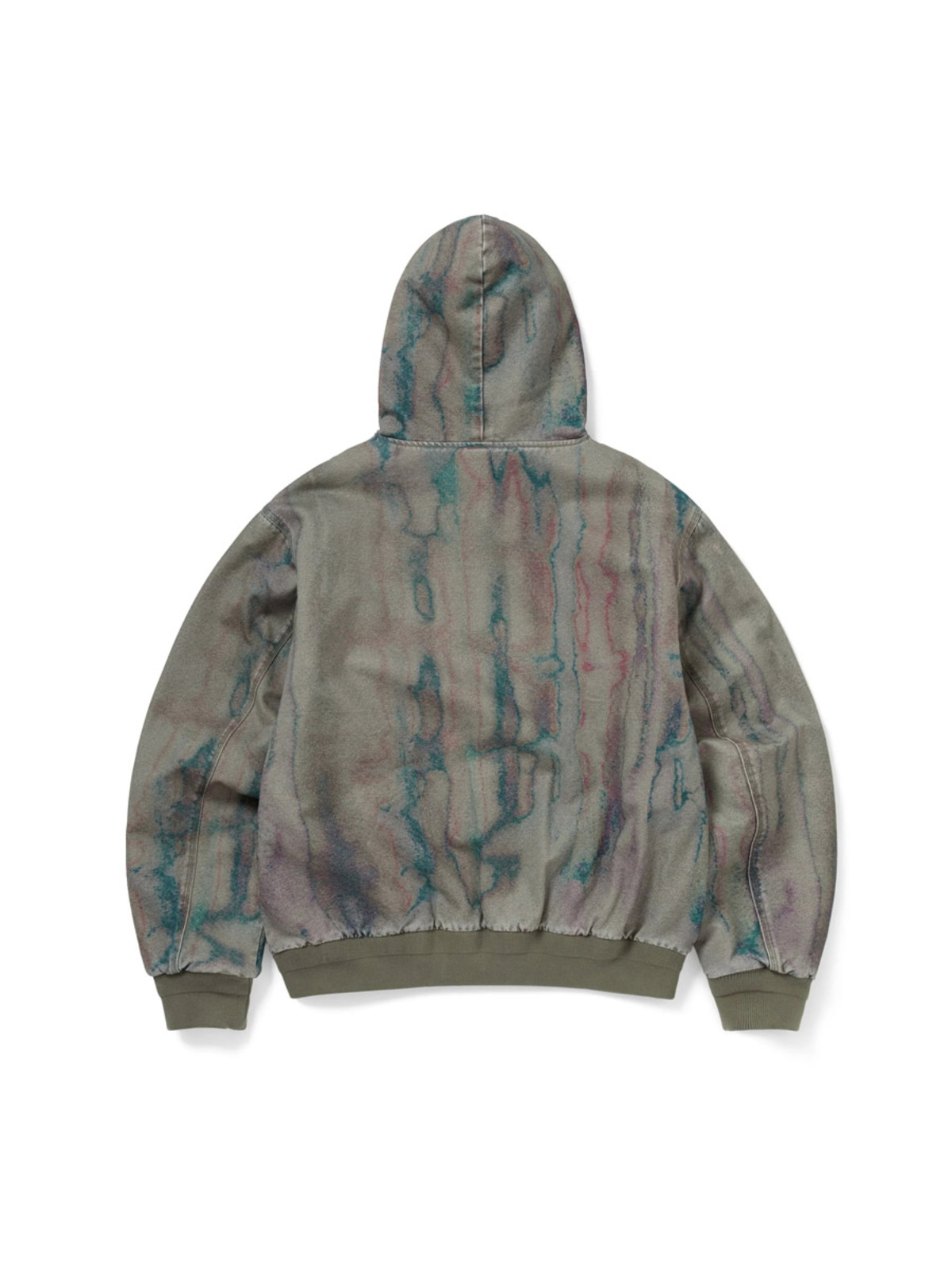 THISISNEVERTHAT 25FW BLURRED HOODED JACKET