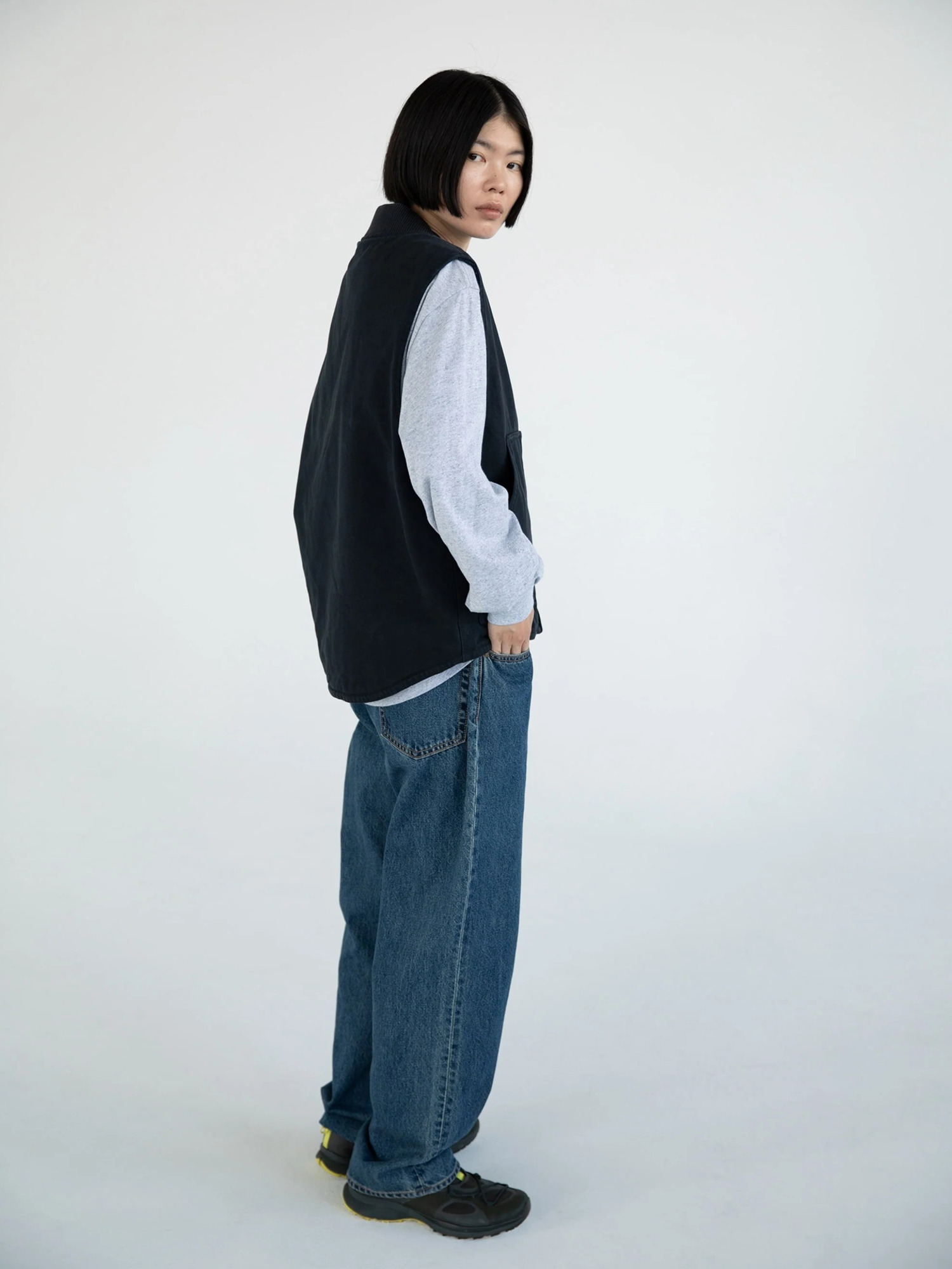 THISISNEVERTHAT 25FW WASHED DUCK VEST-6