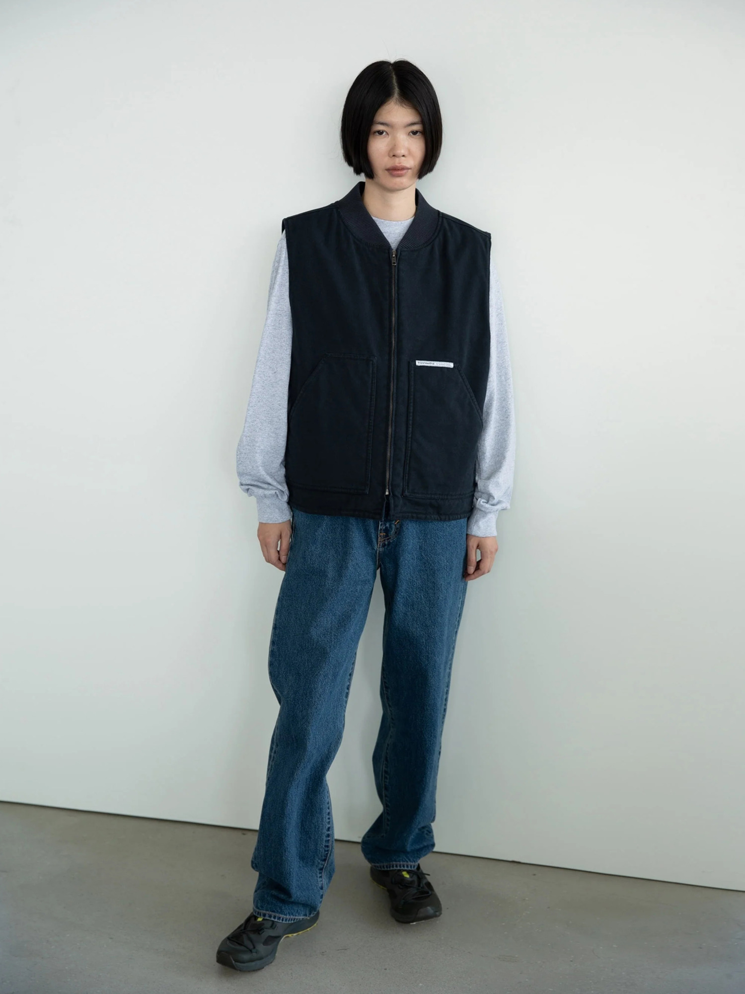 THISISNEVERTHAT 25FW WASHED DUCK VEST-5