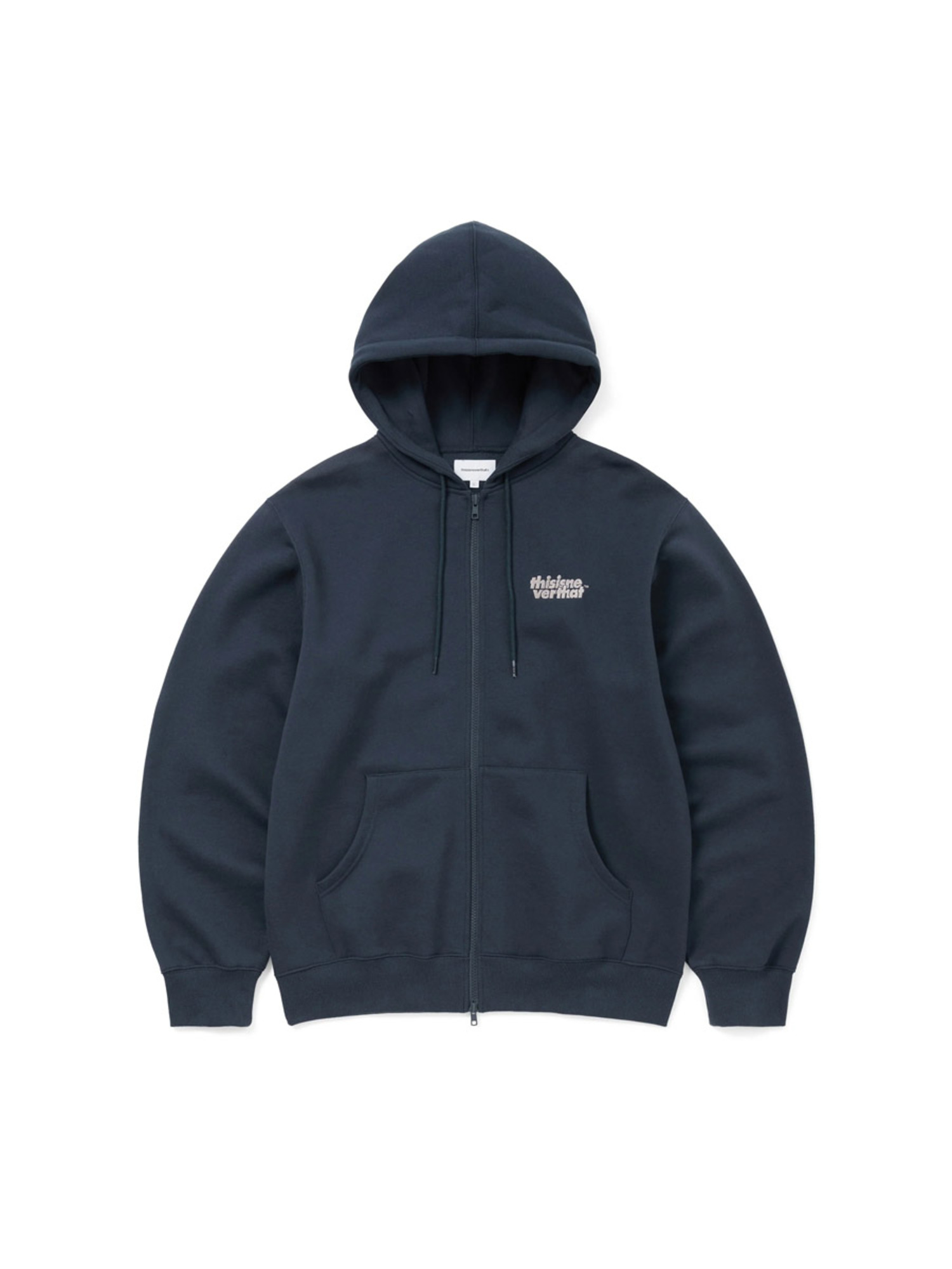 THISISNEVERTHAT 25FW OL-LOGO ZIP UP HOODIE