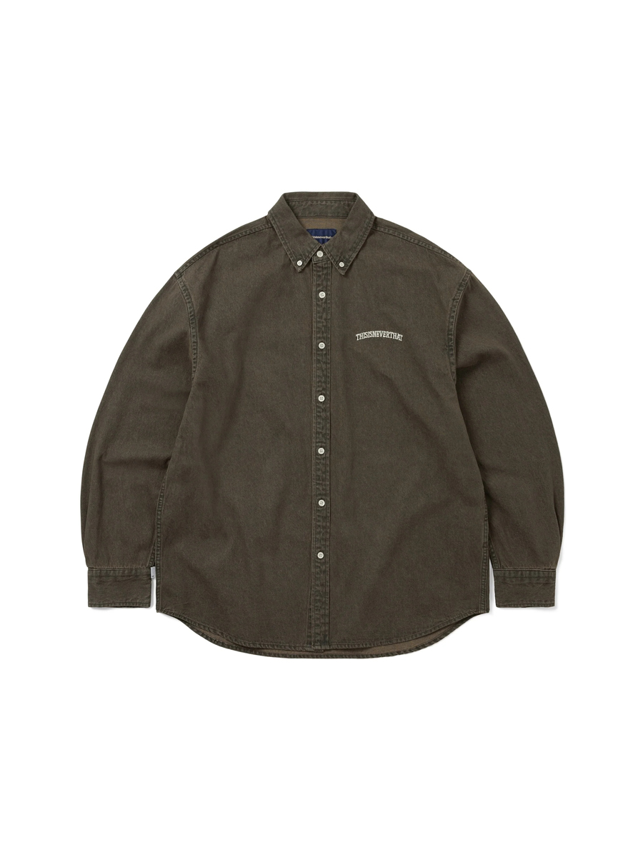 THISISNEVERTHAT 25FW WASHED DENIM SHIRT
