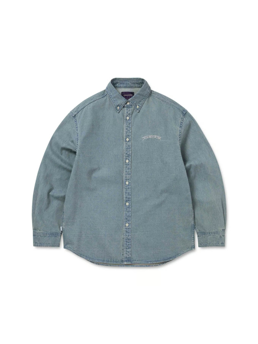 THISISNEVERTHAT 25FW WASHED DENIM SHIRT