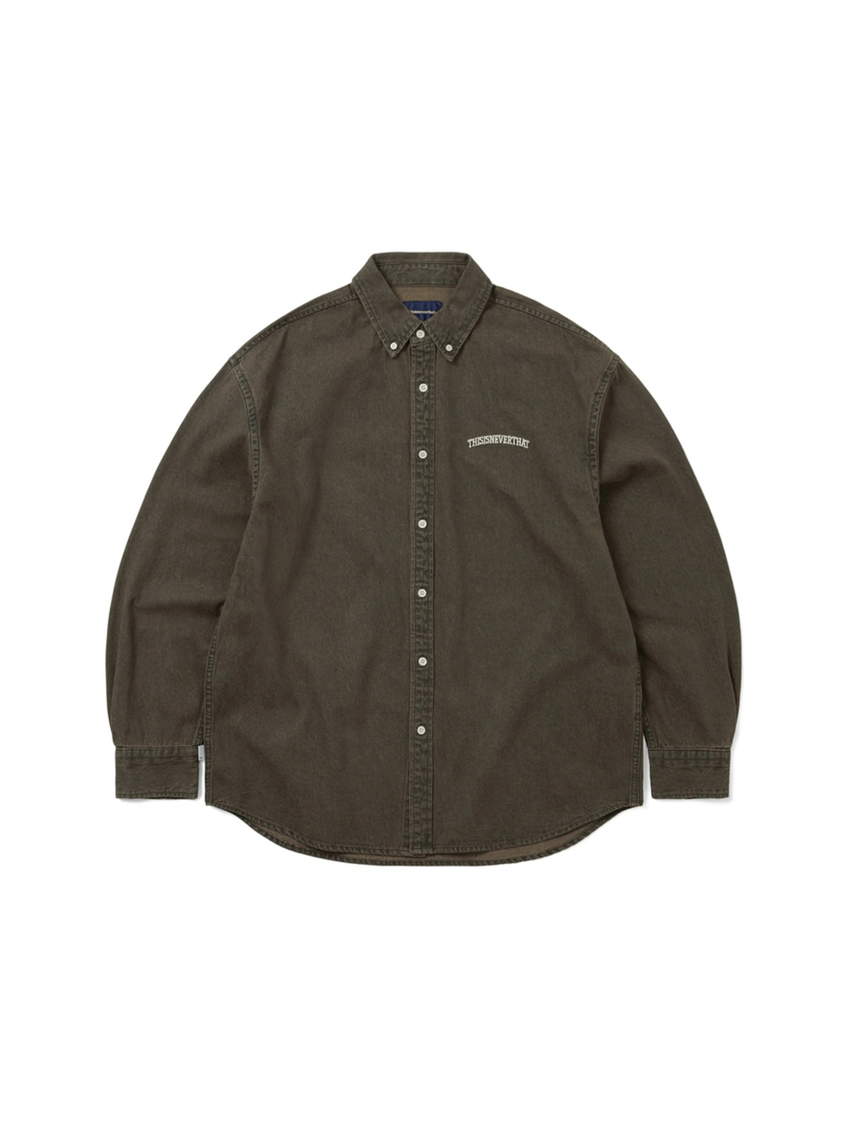 THISISNEVERTHAT 25FW WASHED DENIM SHIRT