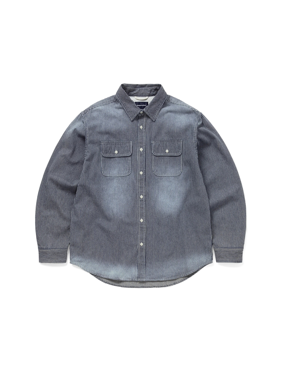 THISISNEVERTHAT 25FW HICKORY DENIM SHIRT
