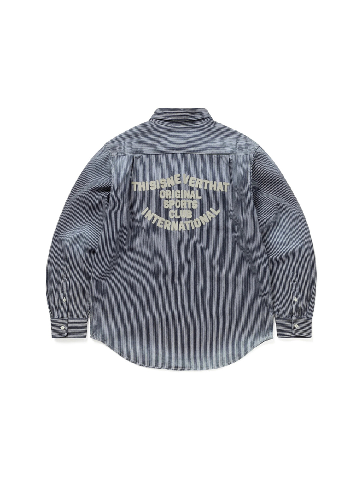 THISISNEVERTHAT 25FW HICKORY DENIM SHIRT