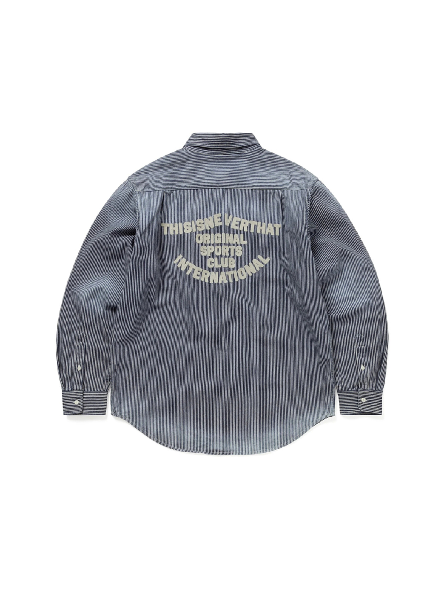 THISISNEVERTHAT 25FW HICKORY DENIM SHIRT-2