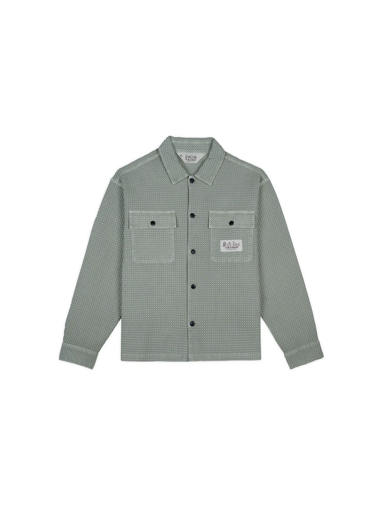 Brain Dead 26SS Waffle Button Front Shirt