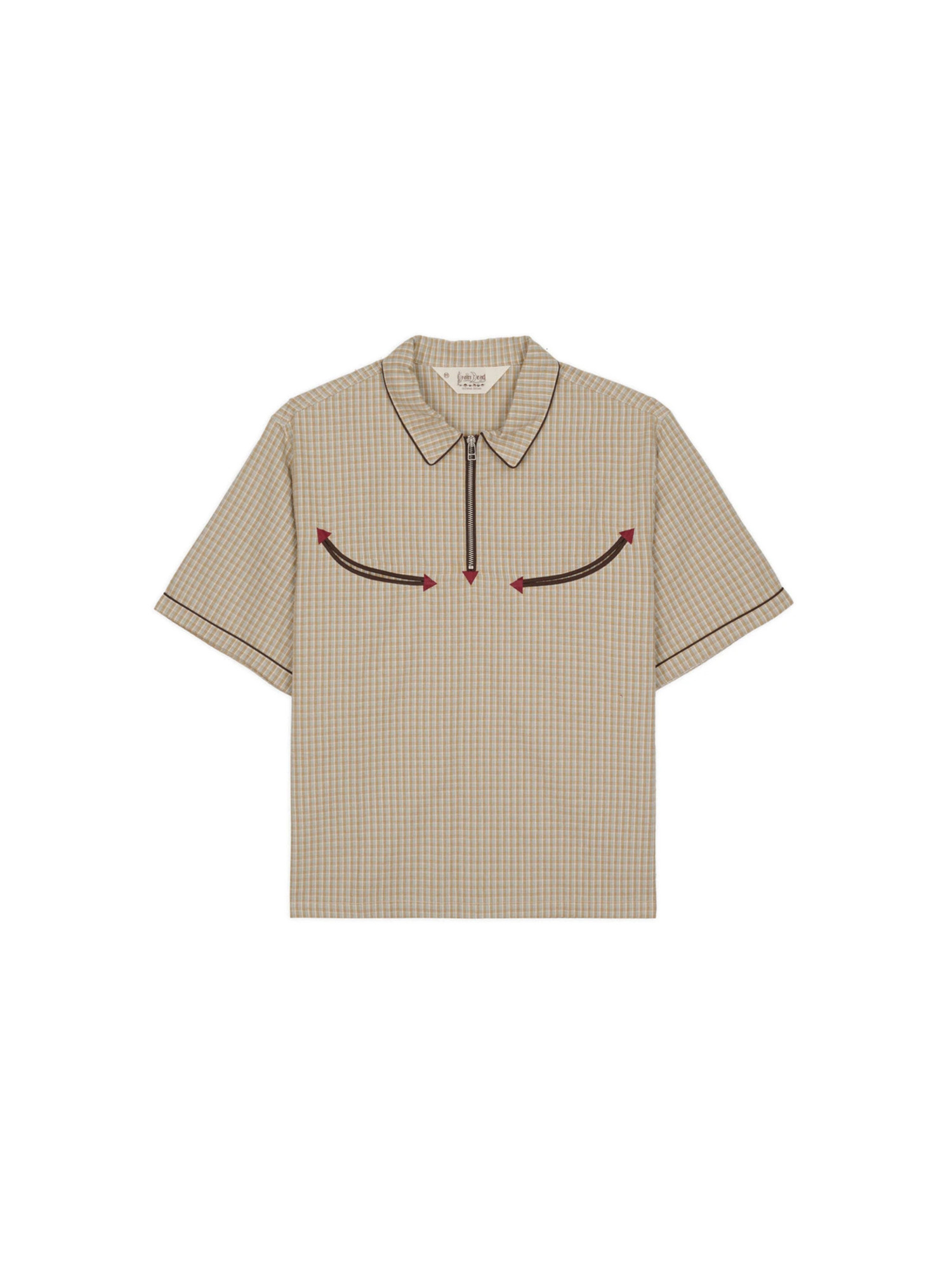 Brain Dead 26SS Check Western Shirt