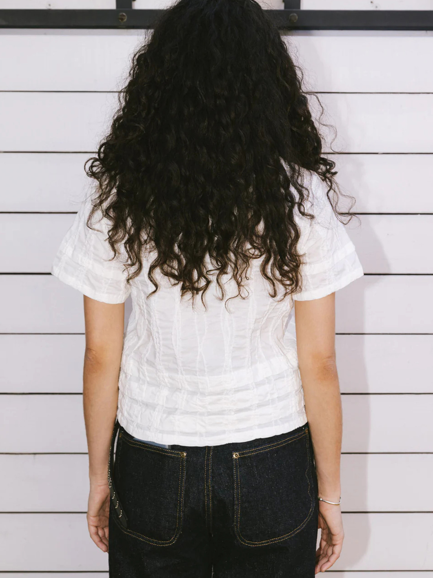 Brain Dead 26SS Twisted Seersucker Button Up Shirt-5