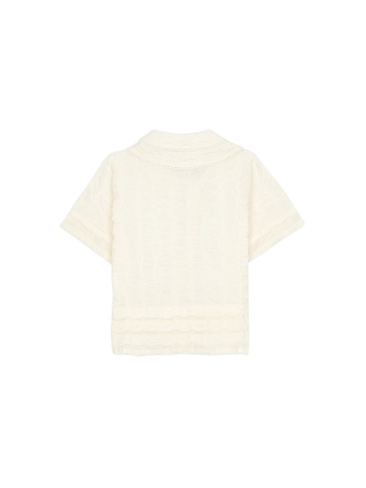 Brain Dead 26SS Twisted Seersucker Button Up Shirt