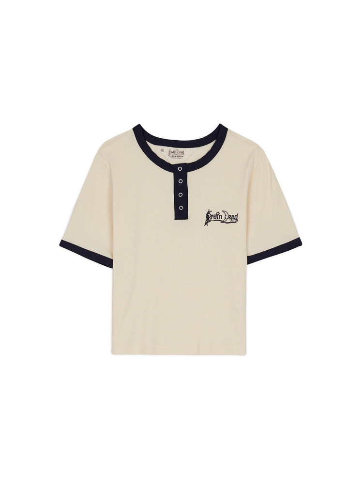 Brain Dead 26SS Ribbed Henley
