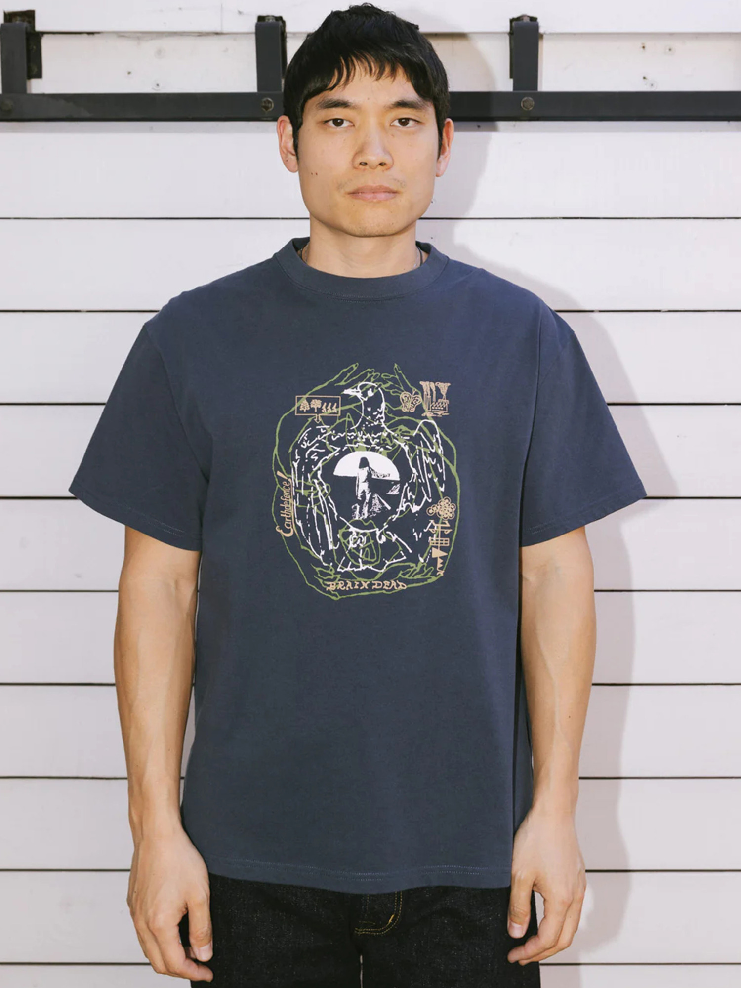 Brain Dead 26SS Earth Defense T-shirt-4