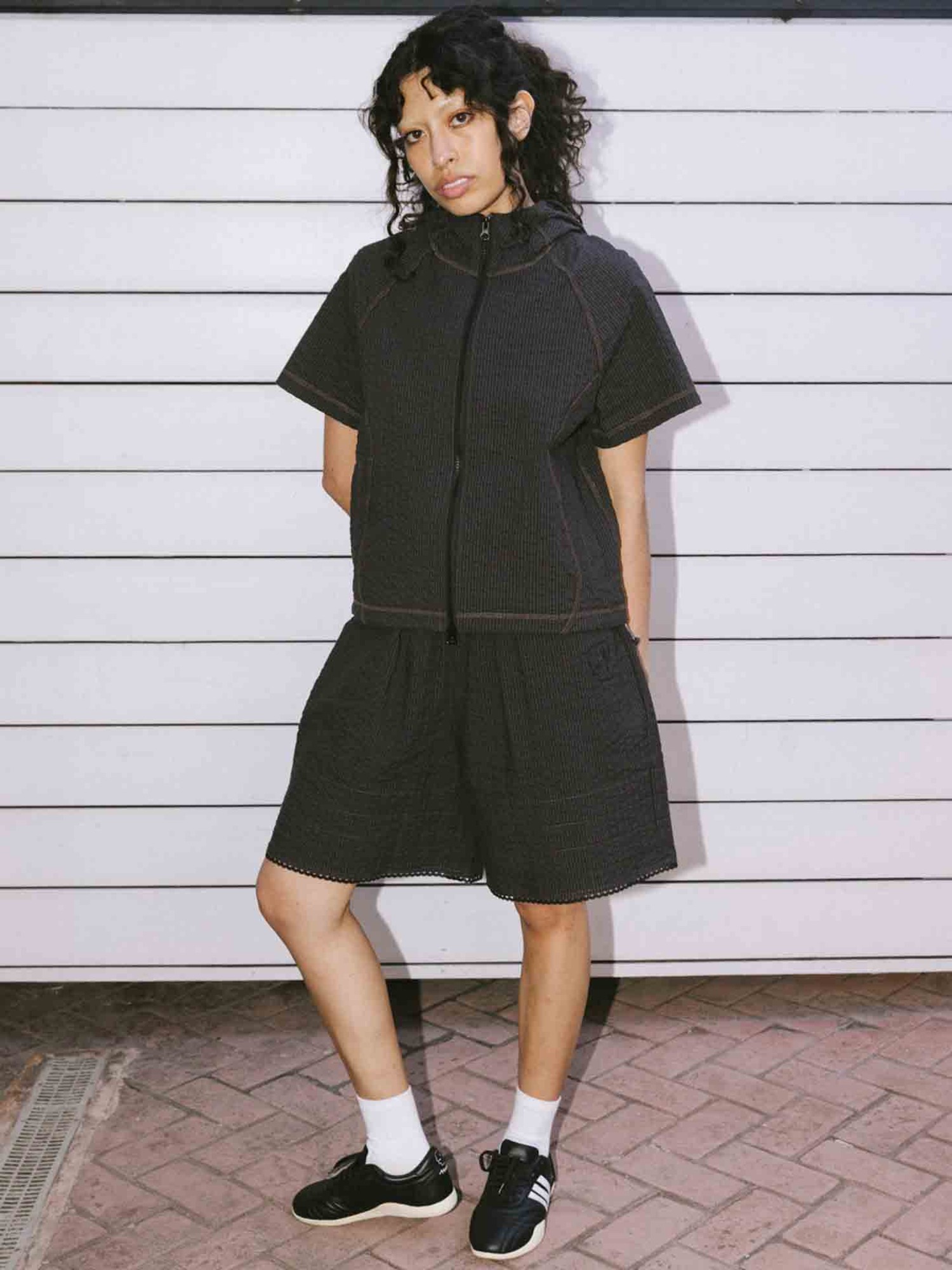 Brain Dead 26SS Gingham Shorts-4