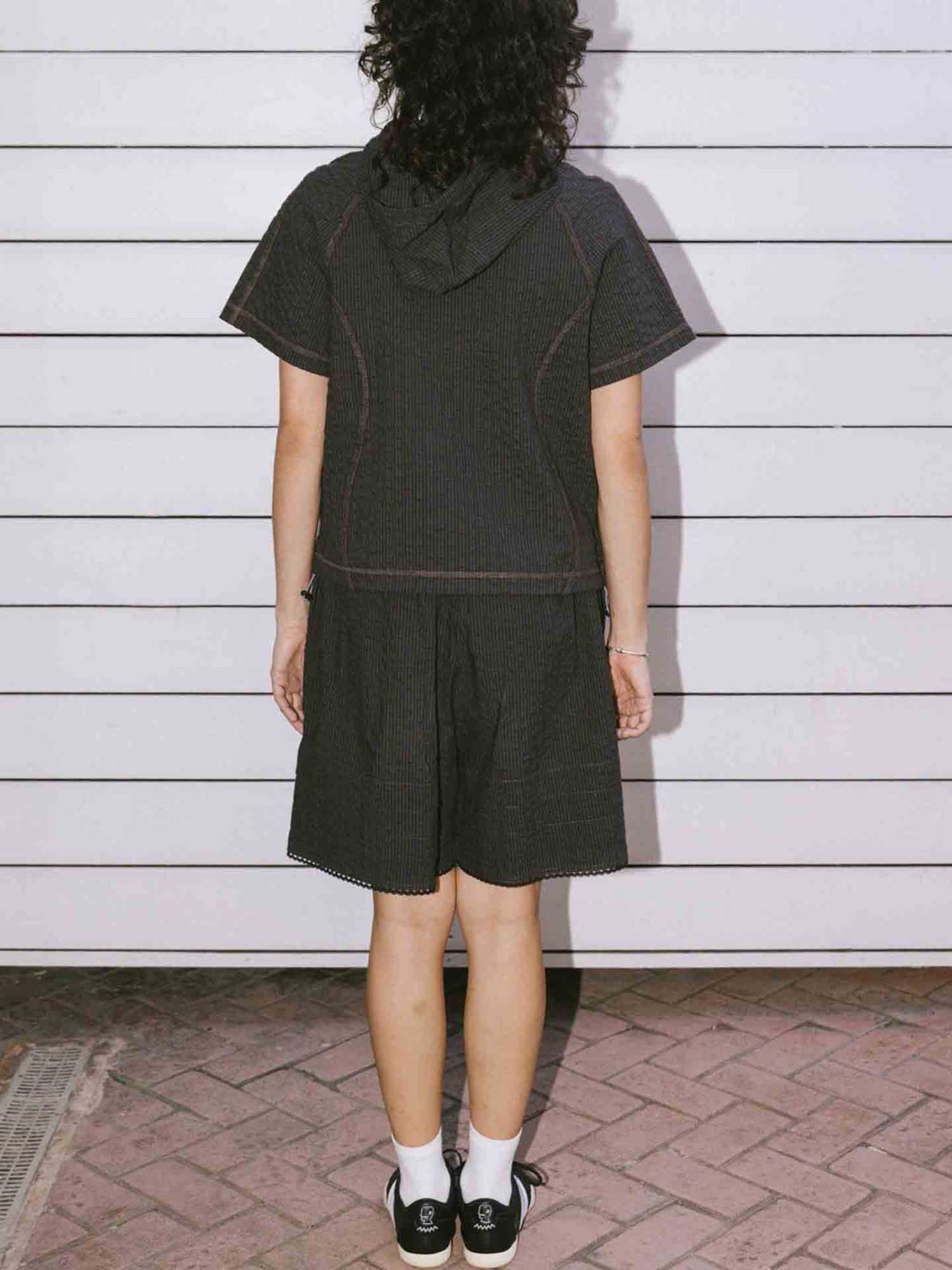 Brain Dead 26SS Gingham Shorts-5