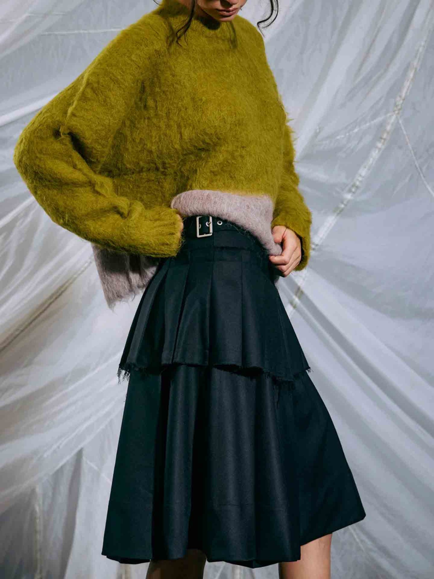 Brain Dead 26SS Pleated Skirt-7