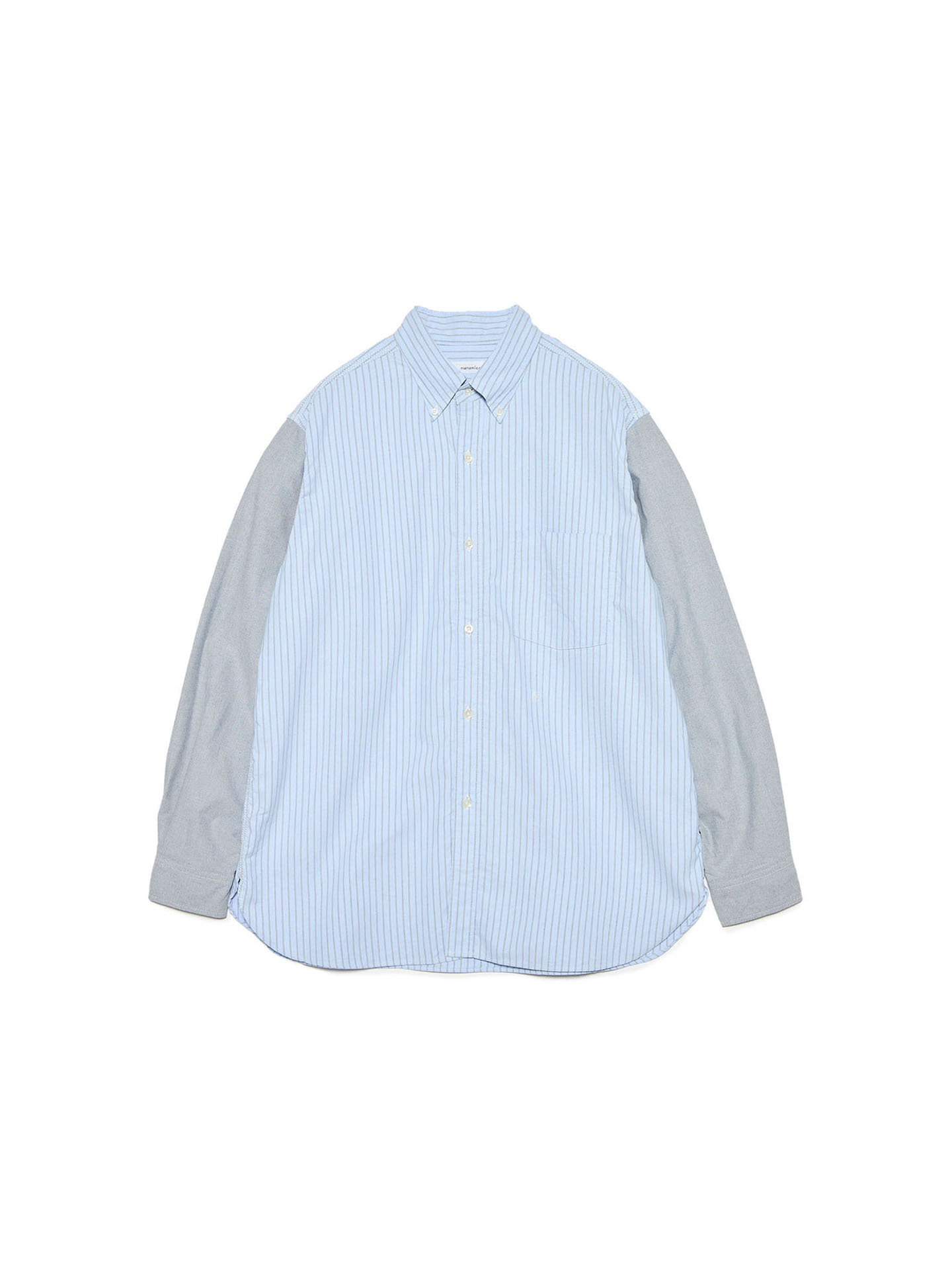 nanamica 26SS Button Down Stripe Storm Shirt