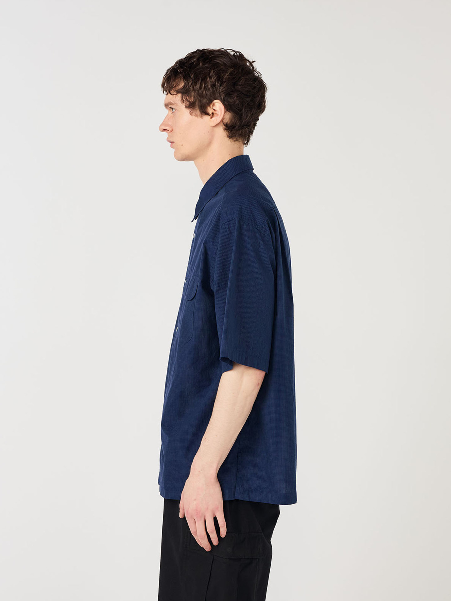 nanamica 26SS Regular Collar S/S Shirt-4