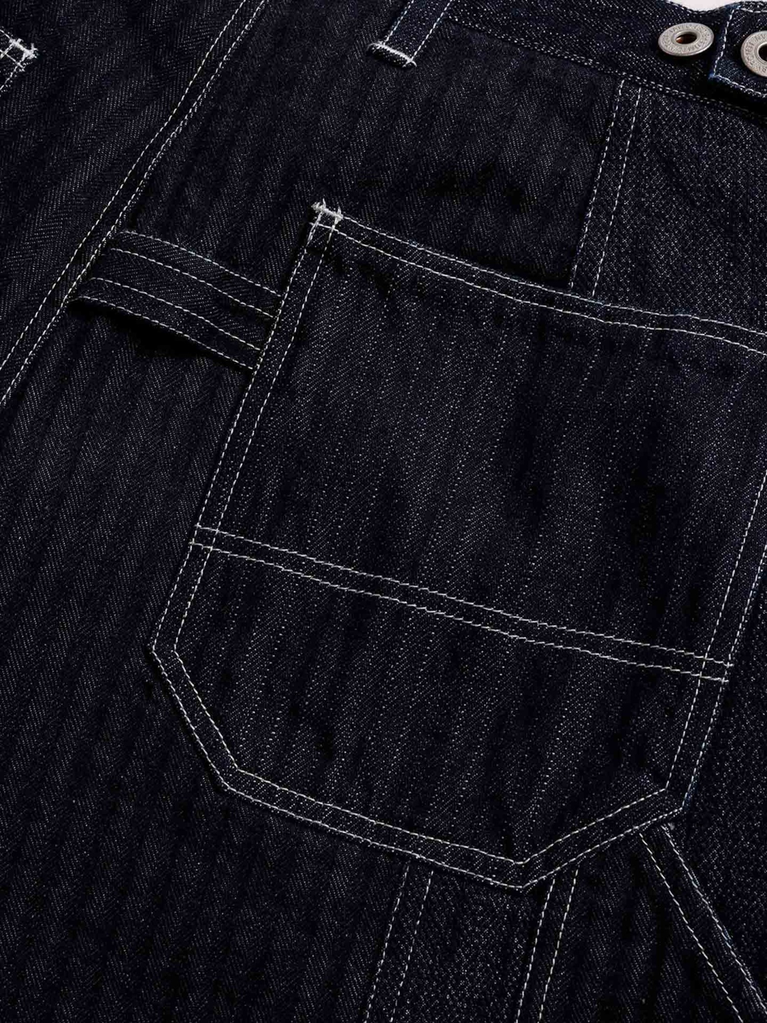 FDMTL 26SS PATCHWORK DOUBLE KNEE SHORTS RINSE-6