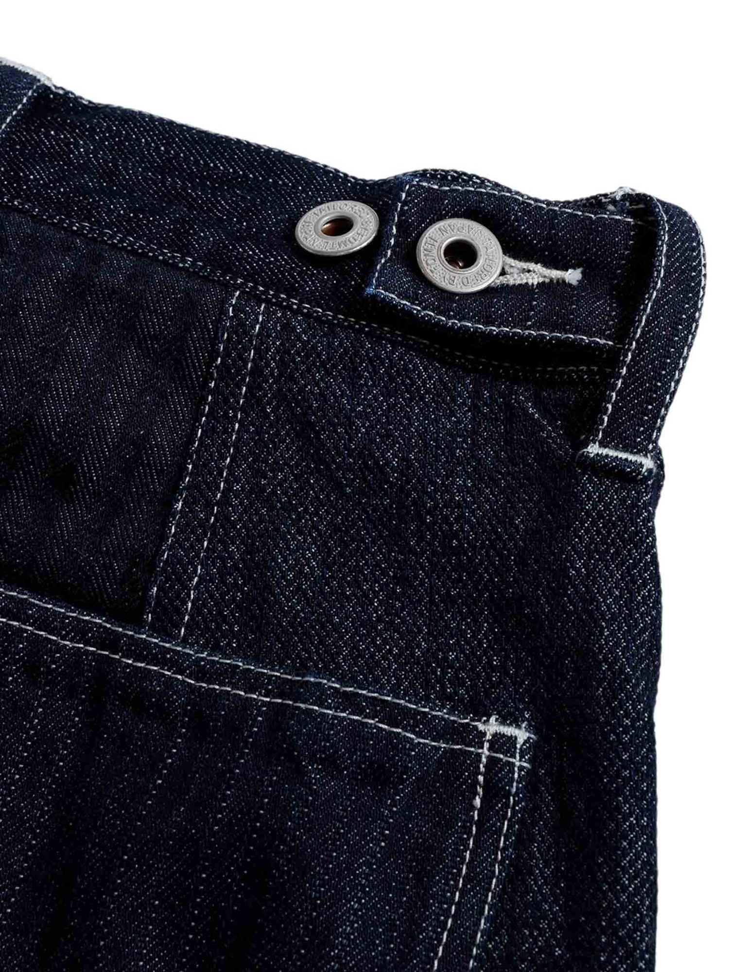 FDMTL 26SS PATCHWORK DOUBLE KNEE SHORTS RINSE-5