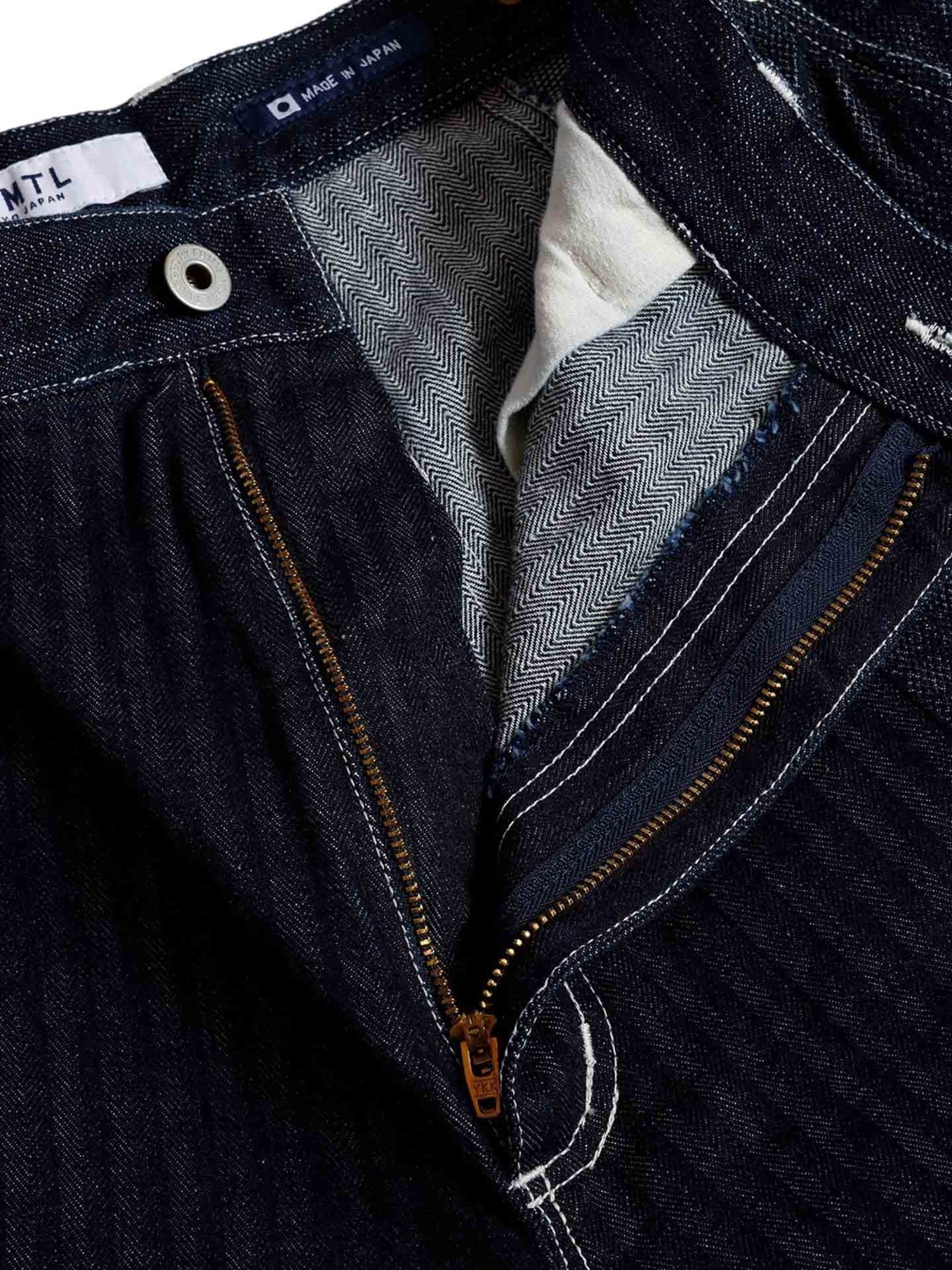 FDMTL 26SS PATCHWORK DOUBLE KNEE SHORTS RINSE-4