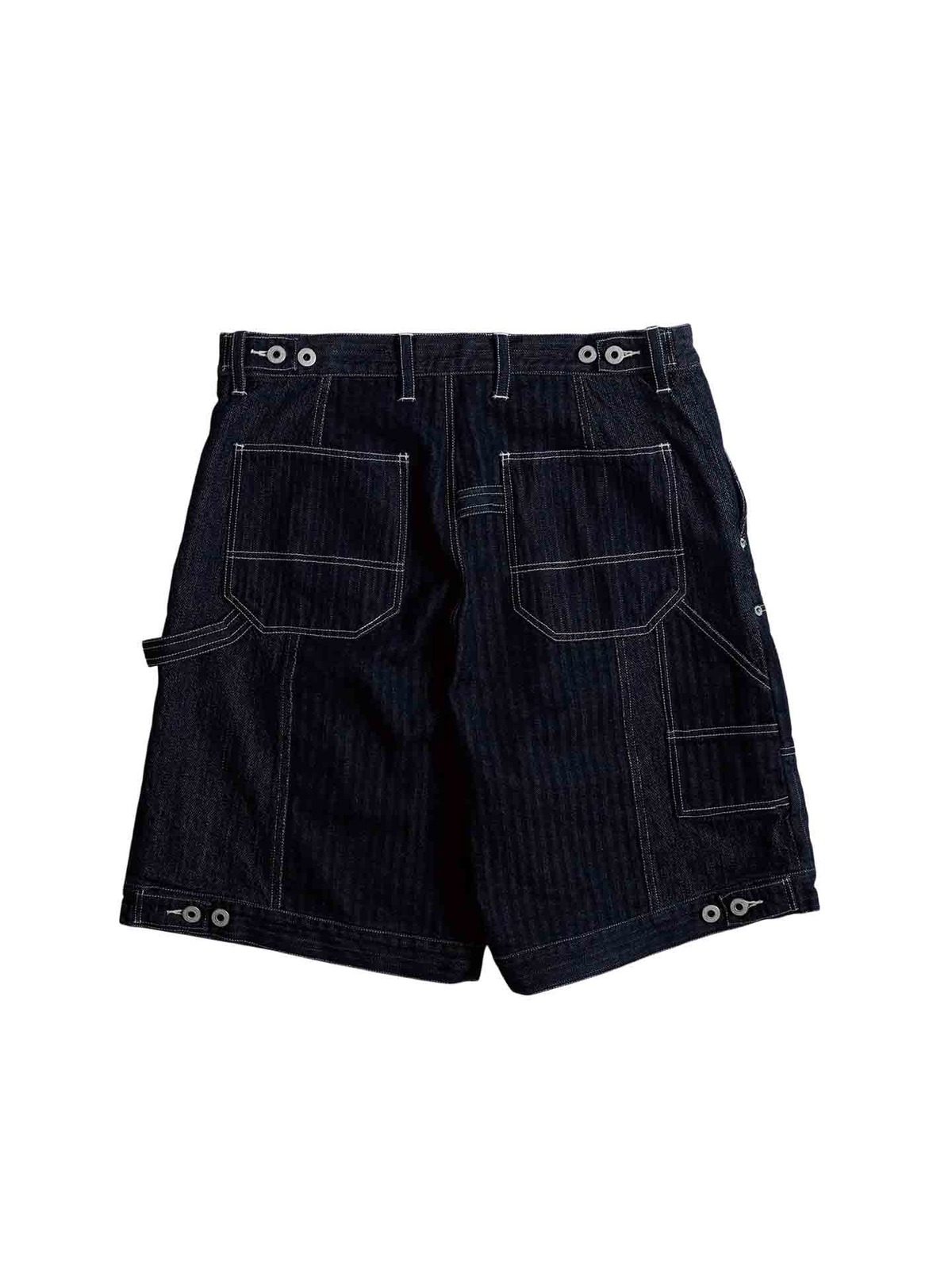 FDMTL 26SS PATCHWORK DOUBLE KNEE SHORTS RINSE