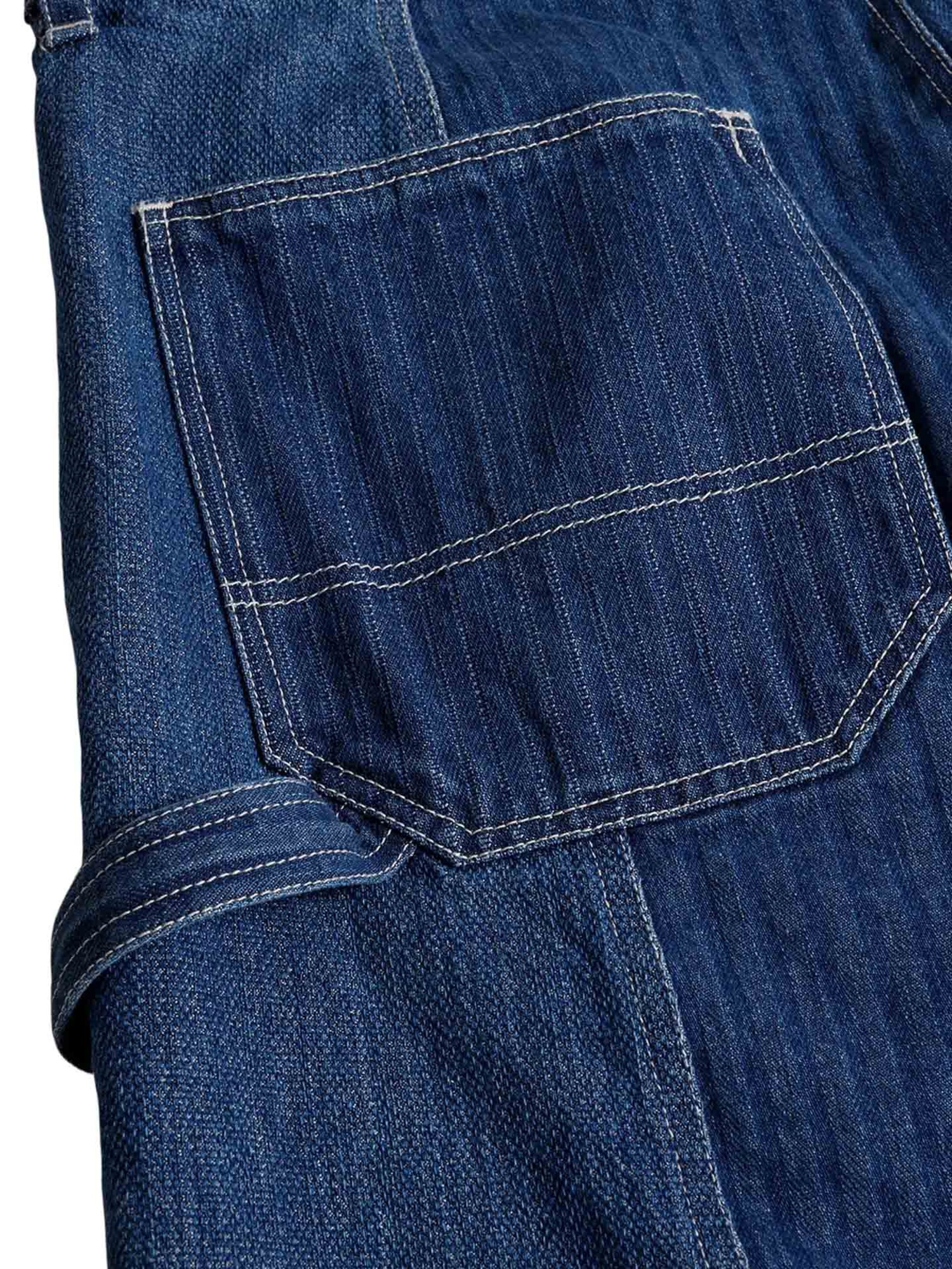 FDMTL 26SS PATCHWORK DOUBLE KNEE SHORTS 3YR WASH-7