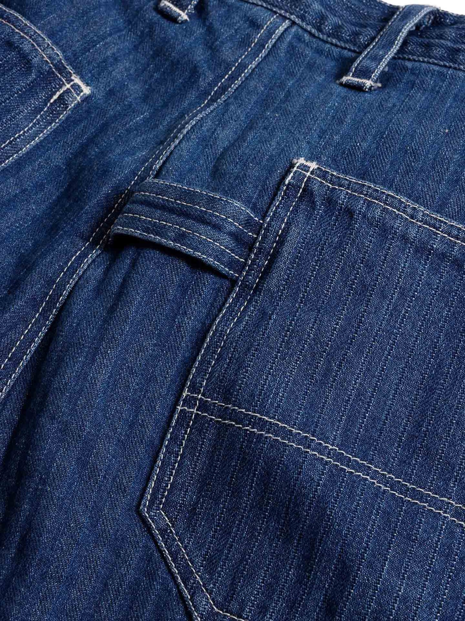 FDMTL 26SS PATCHWORK DOUBLE KNEE SHORTS 3YR WASH-5