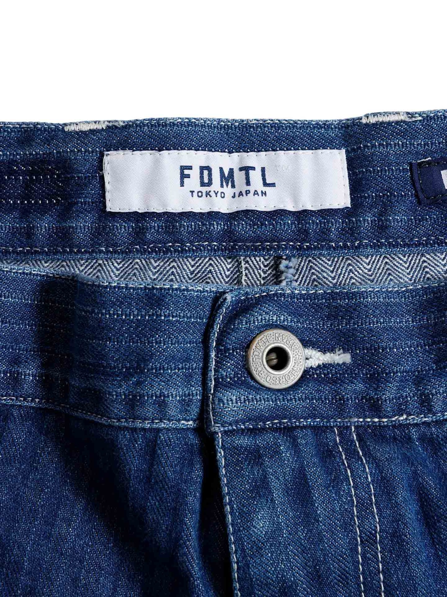 FDMTL 26SS PATCHWORK DOUBLE KNEE SHORTS 3YR WASH-3