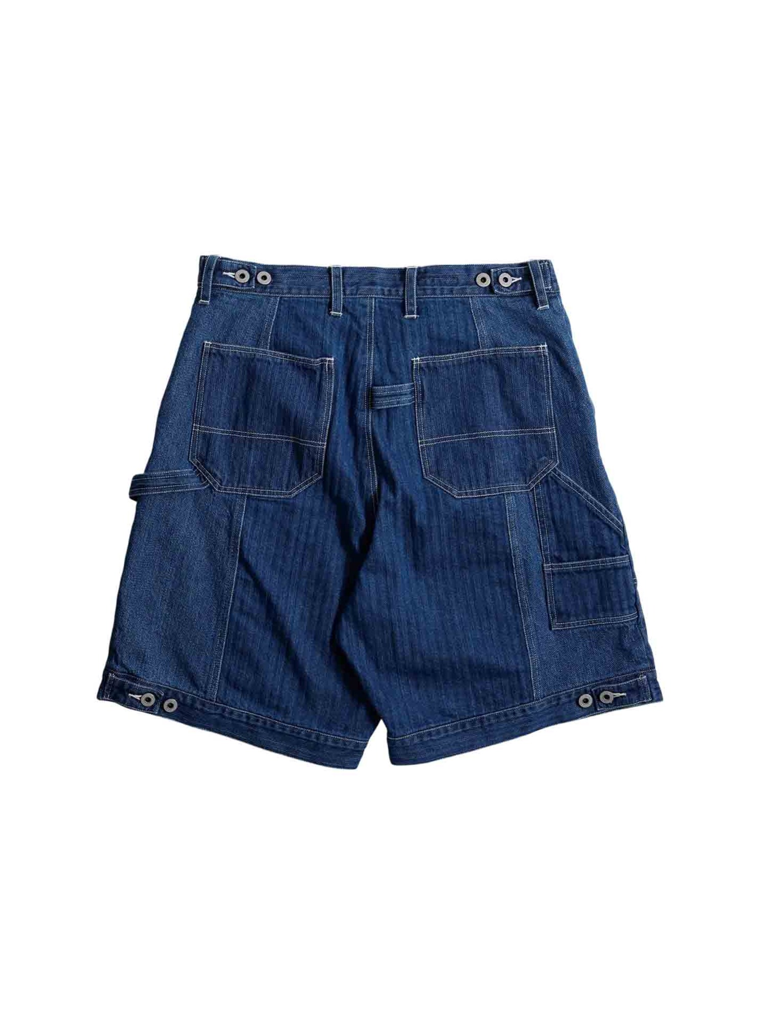 FDMTL 26SS PATCHWORK DOUBLE KNEE SHORTS 3YR WASH-2