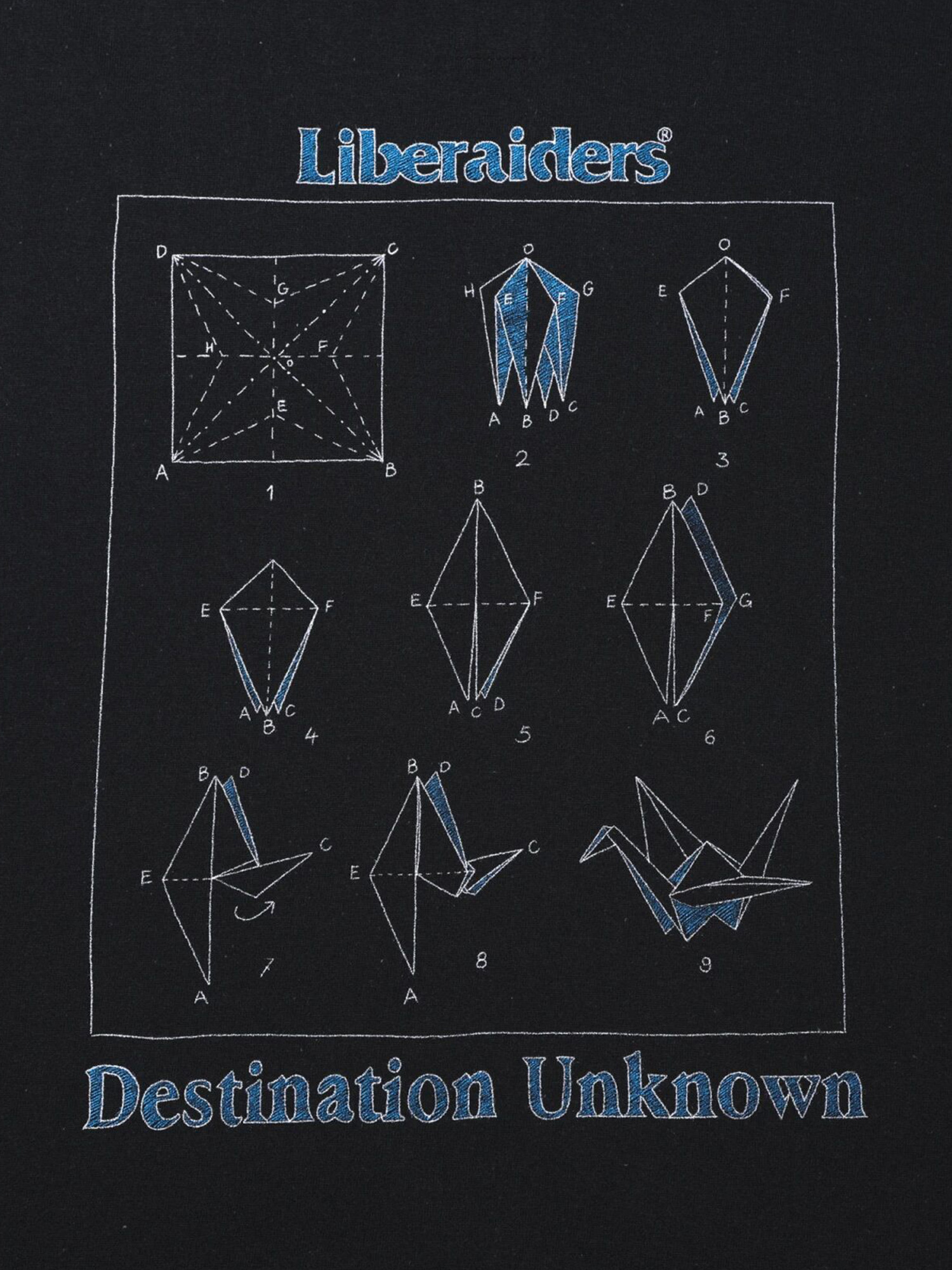 Liberaiders 26SS FOLDING METHOD TEE-4