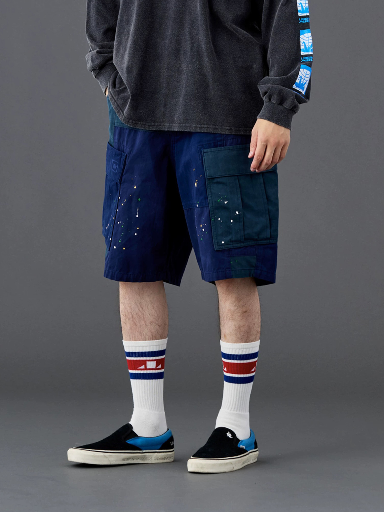 Liberaiders 26SS PATCHWORK BDU SHORTS-4