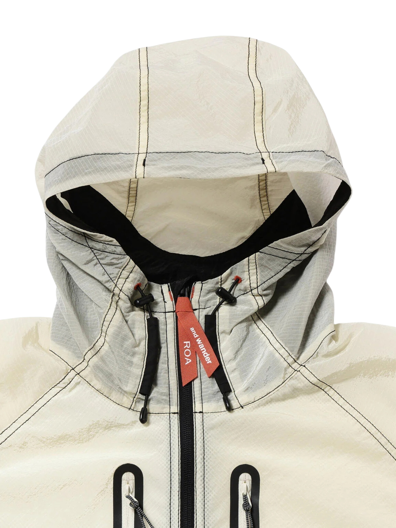 ROA x and wander 26SS ripstop wind jacket-3